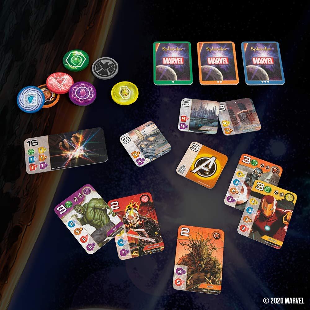Asmodee Splendor Marvel gioco tavolo strategia supereroi