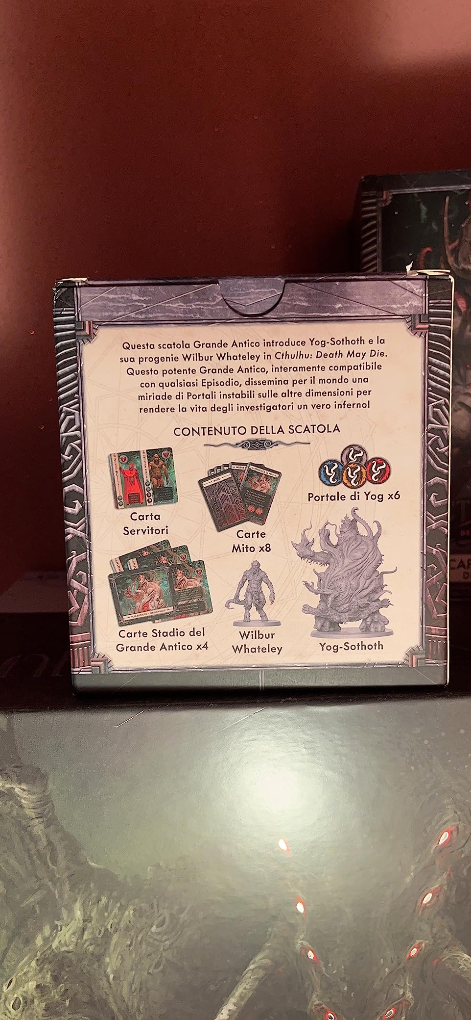 Cthulhu Death May Die Yog-Sothoth espansione gioco cooperativo