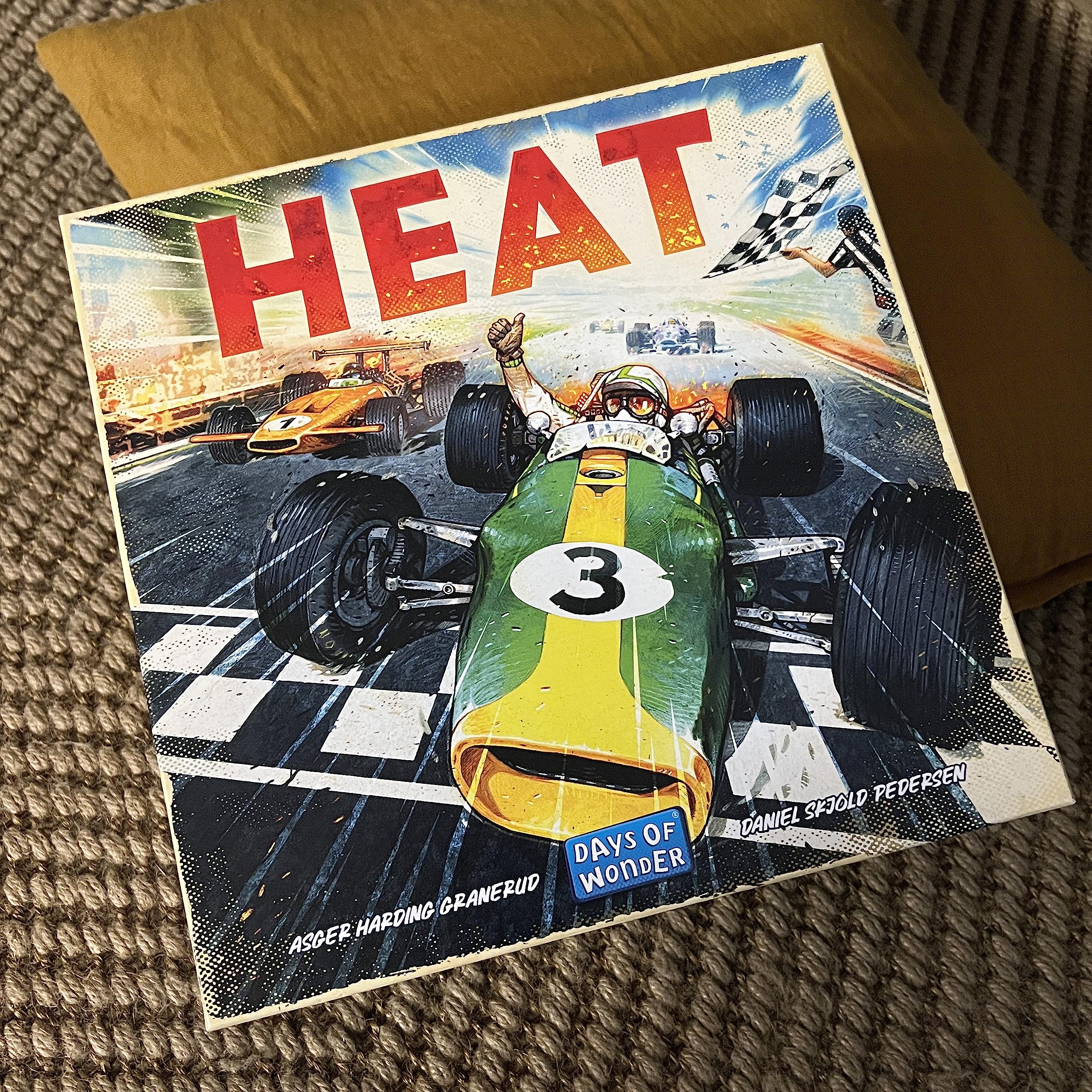 Asmodee Heat Gioco da Tavolo Auto Gioco Base 1-6 Giocatori