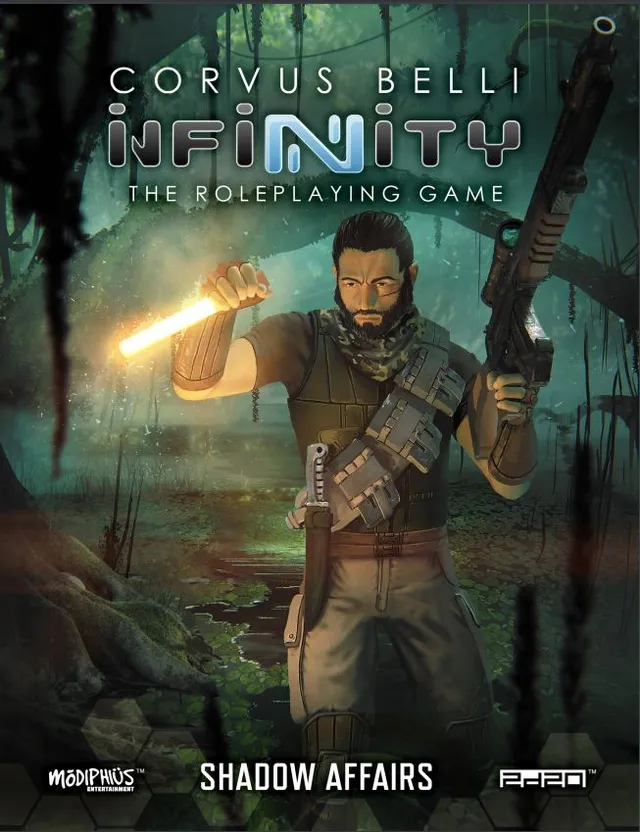 Modiphius Infinity Shadow Affairs campagna PDF Paradiso