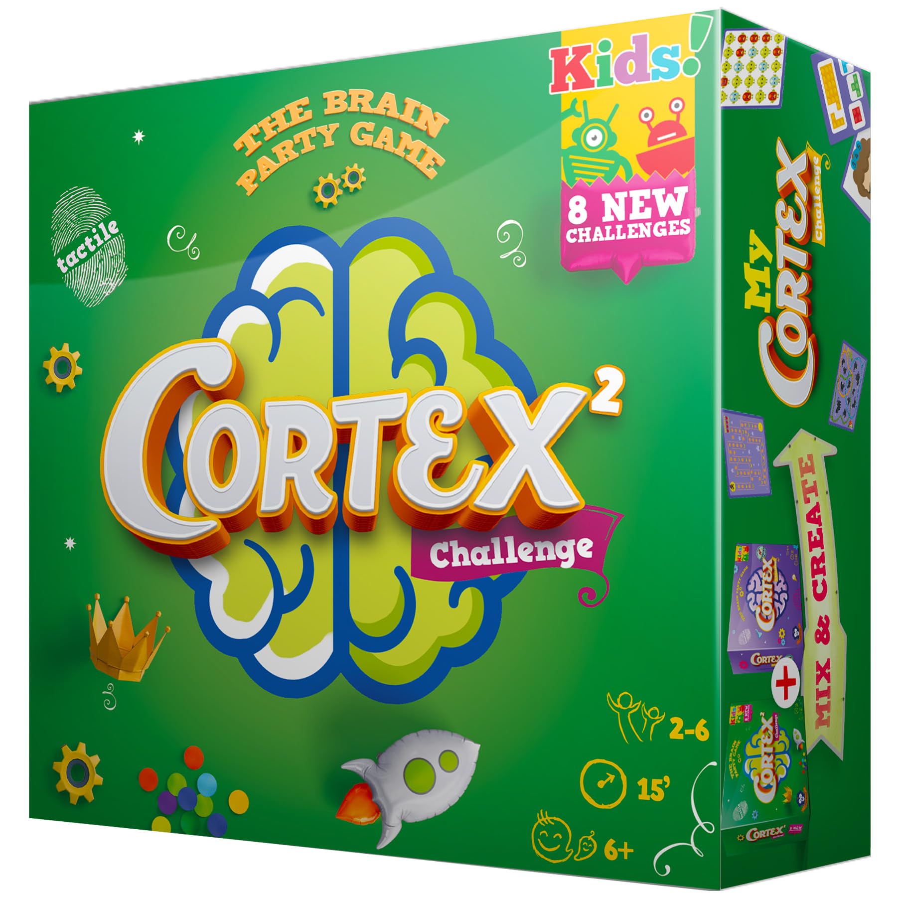 Asmodee Cortex Challenge Kids gioco tavolo 2-6 giocatori italiano