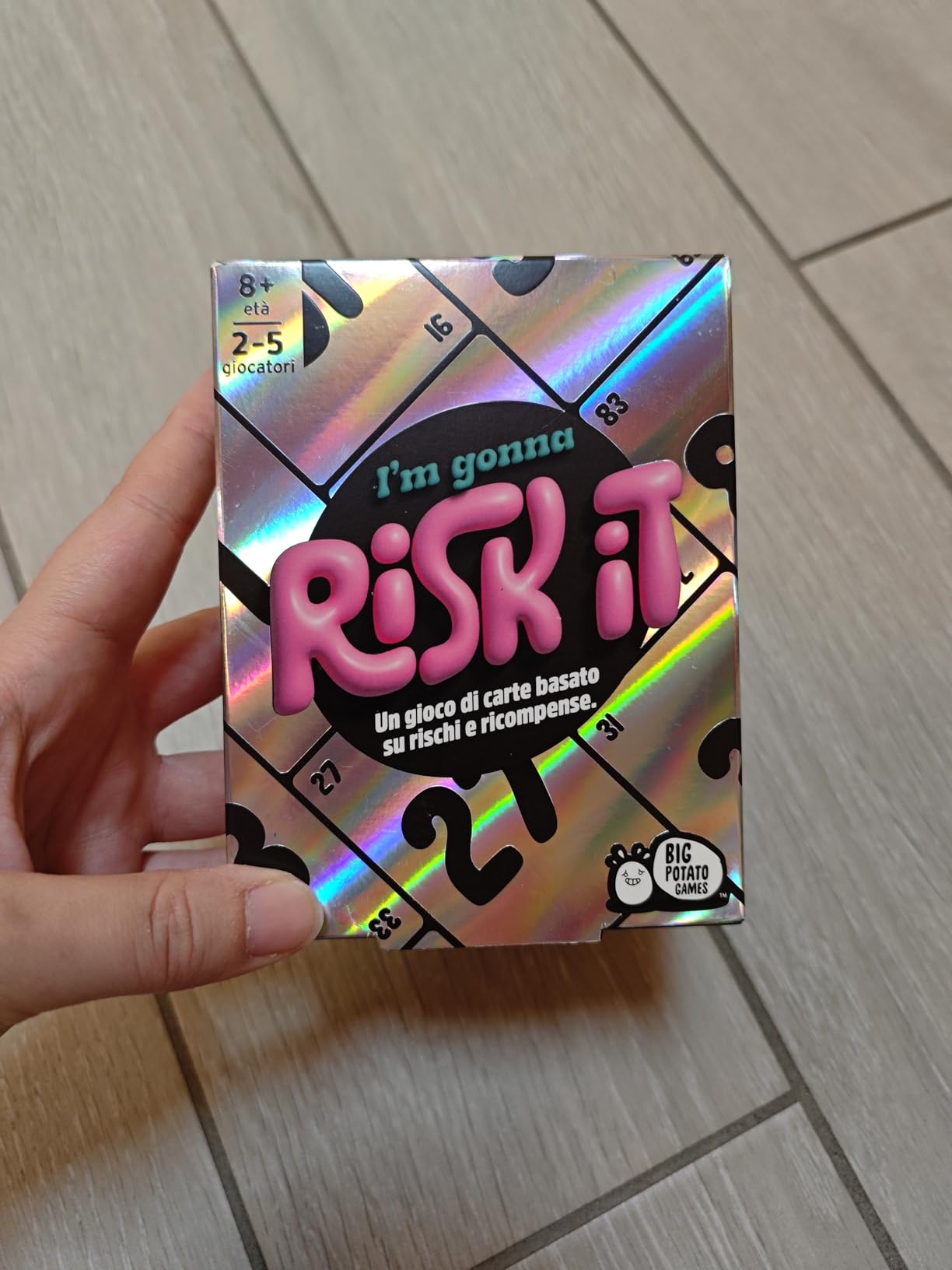 Asmodee Risk It Gioco di Carte Numeri 2-5 Giocatori