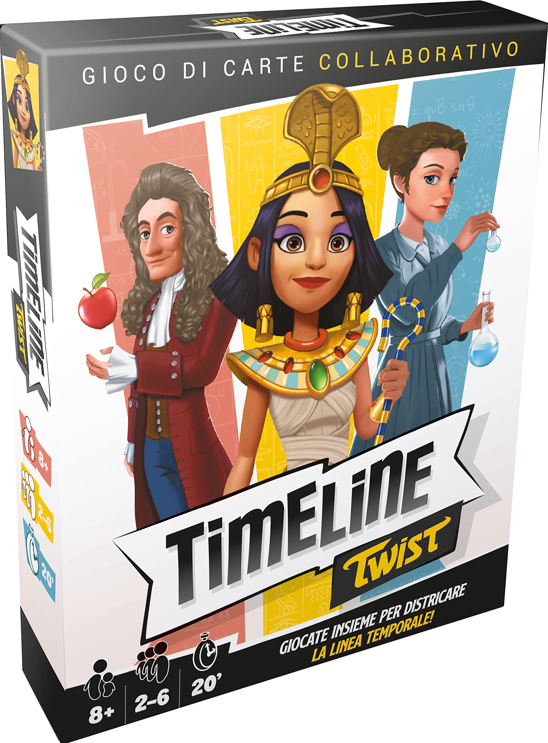Asmodee Timeline Twist gioco di carte cooperativo 2-6
