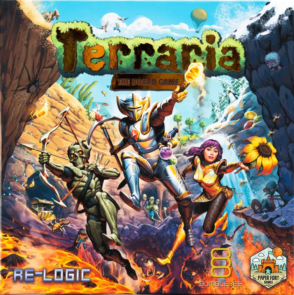 Terraria The Board Game gioco da tavolo cooperativo 1-4 giocatori