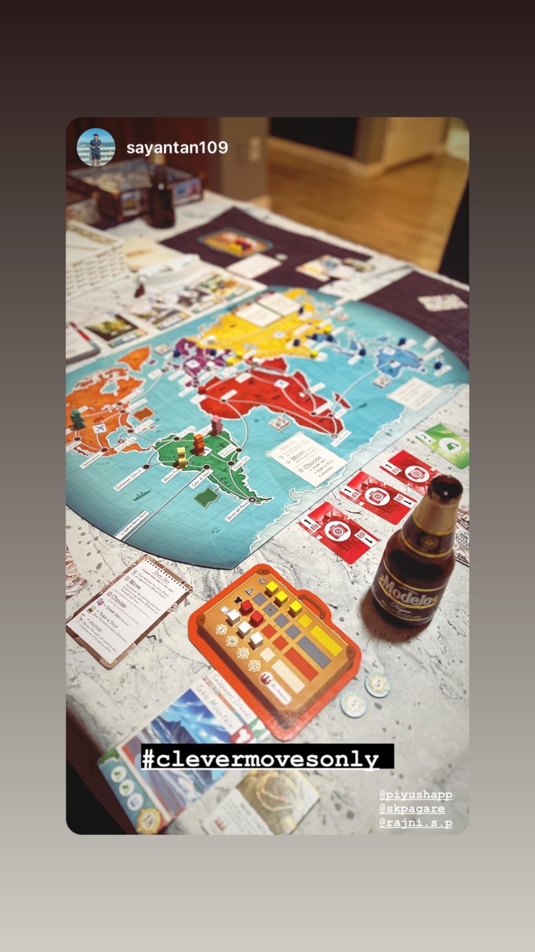 Trekking the World Second Edition gioco da tavolo viaggio