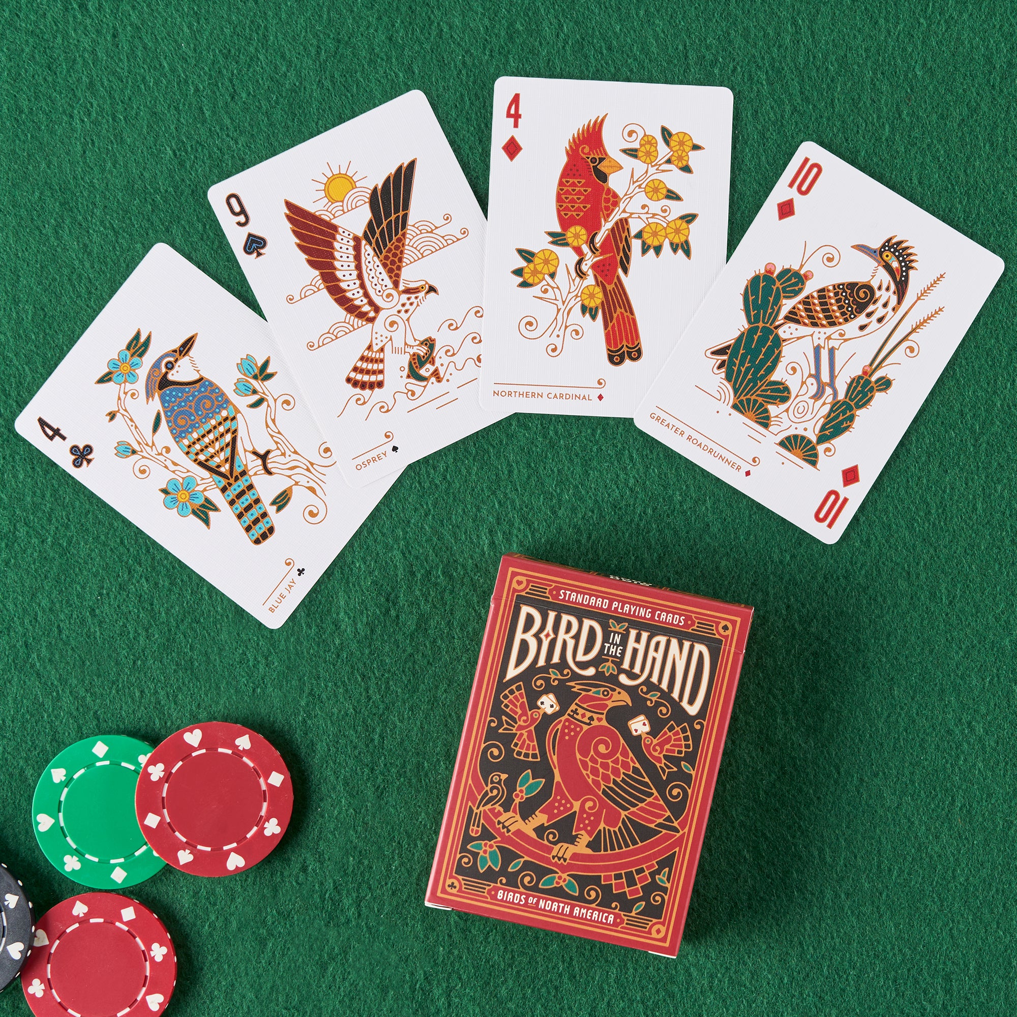 Underdog Games Bird in the Hand mazzo carte uccelli premium
