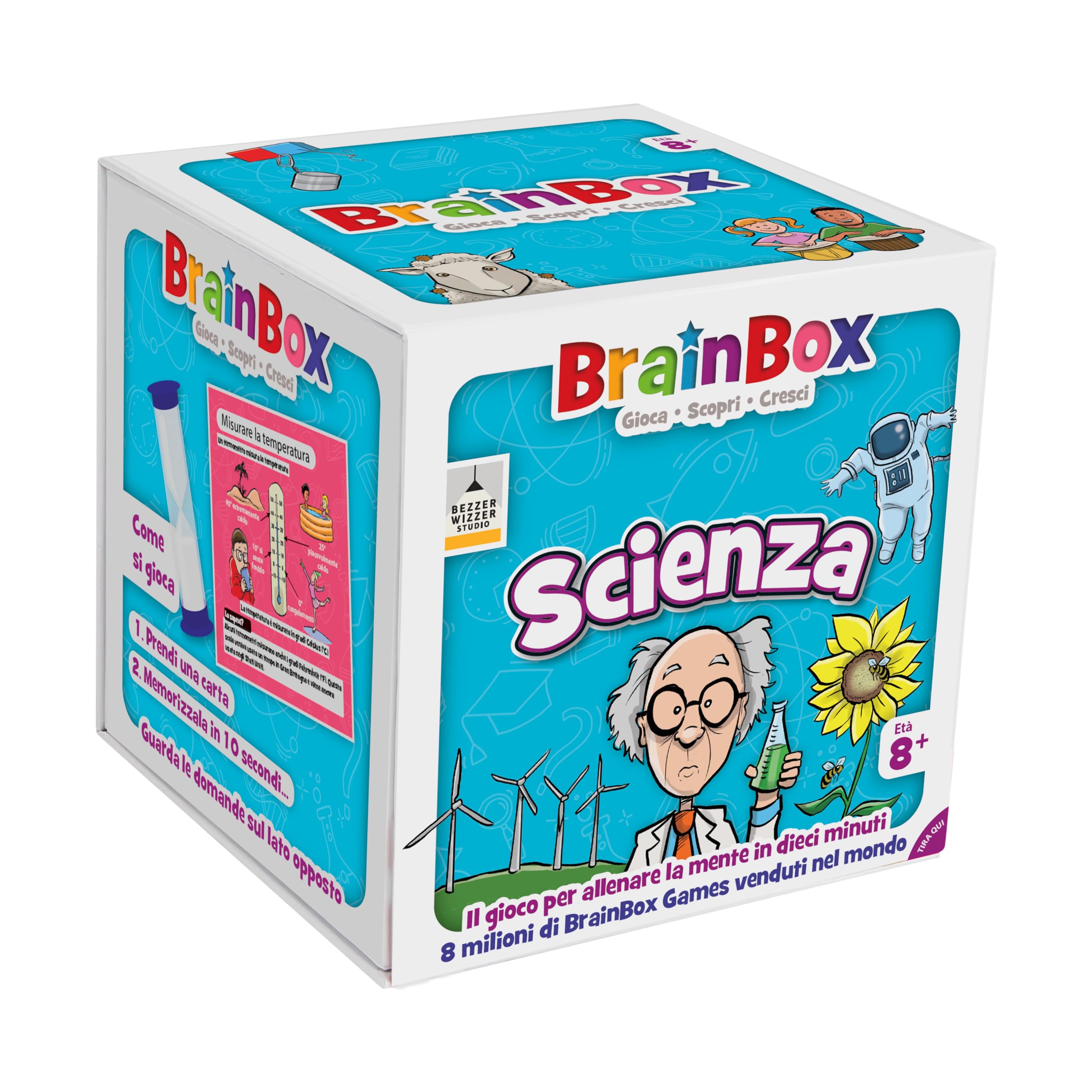 Asmodee BrainBox Animali Domestici gioco memoria 55 carte