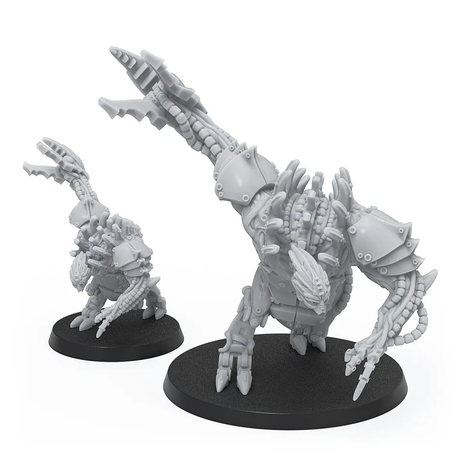 Modiphius Mass Effect Brute miniature resina set 2 pezzi