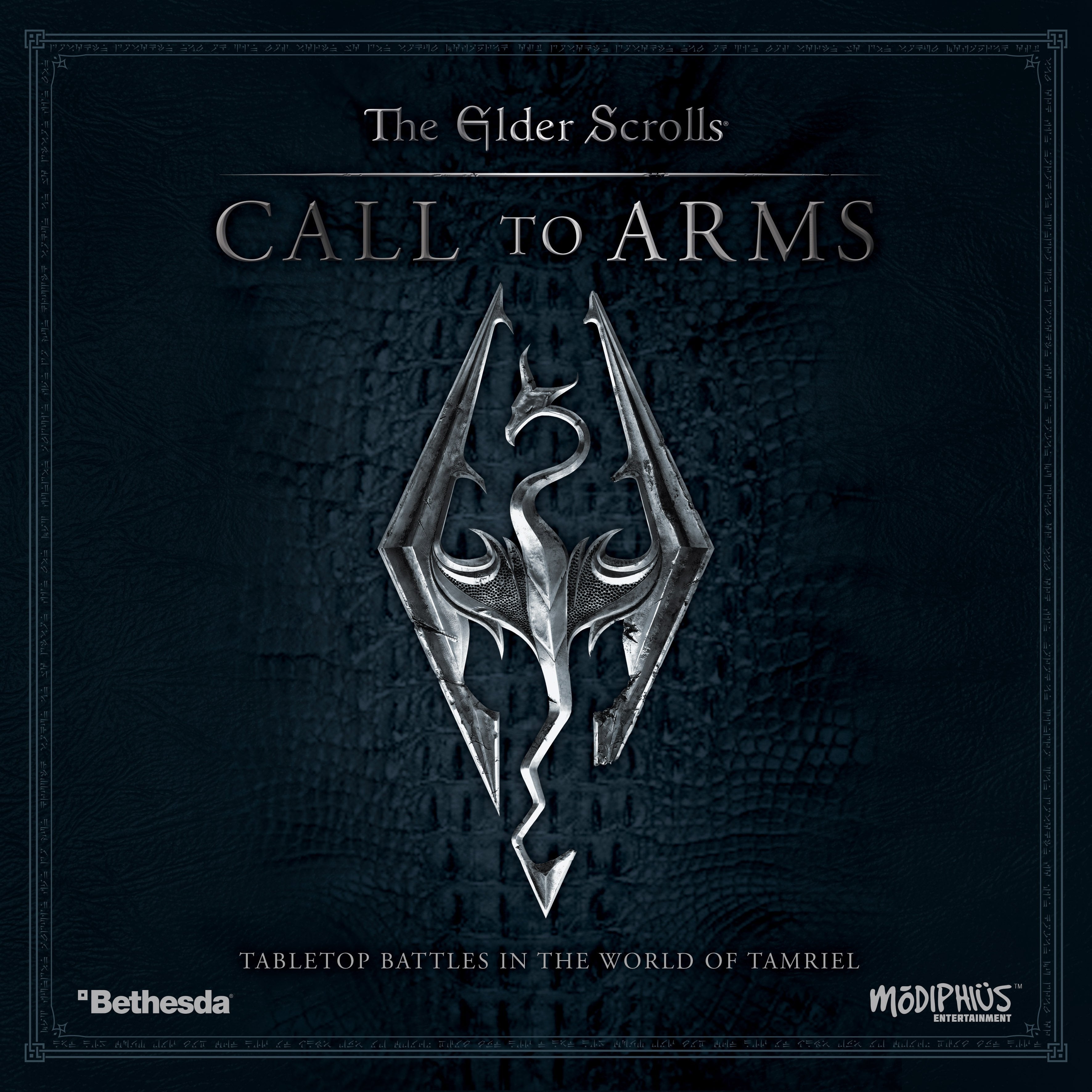 Modiphius Elder Scrolls Call to Arms miniatura Dragonborn 32mm resina