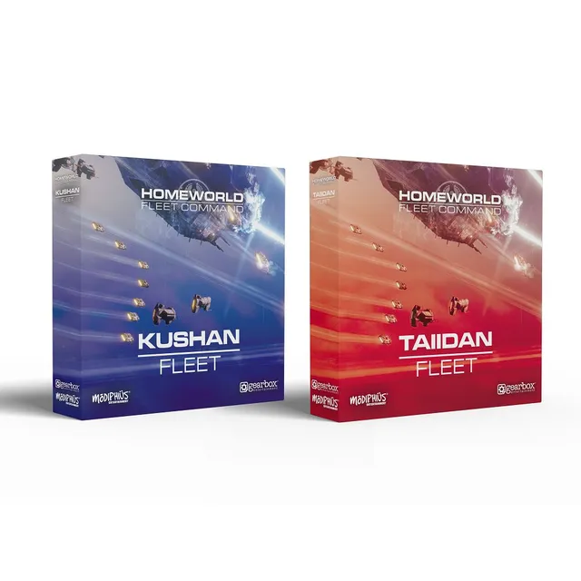 Modiphius Homeworld Fleet Command bundle Taiidan+Kushan gioco da tavolo