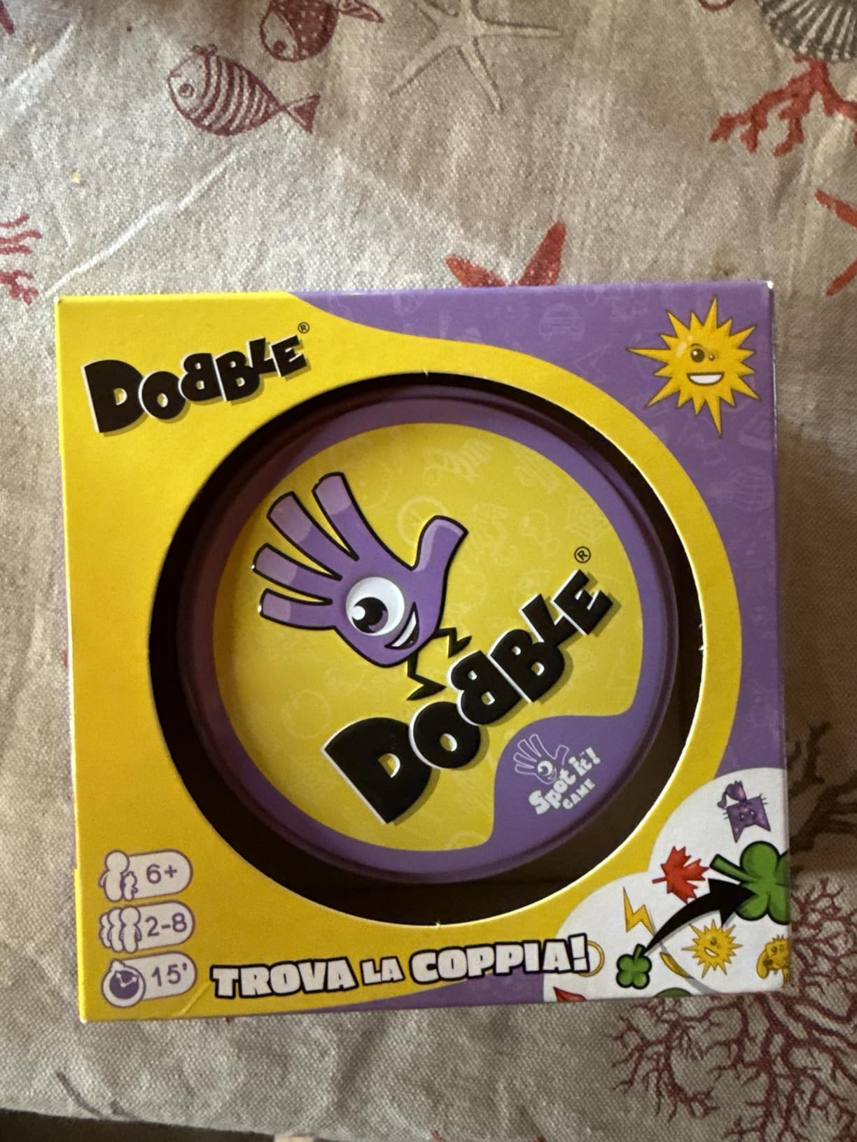 Asmodee Dobble Classico gioco di carte edizione italiana 2-8 giocatori