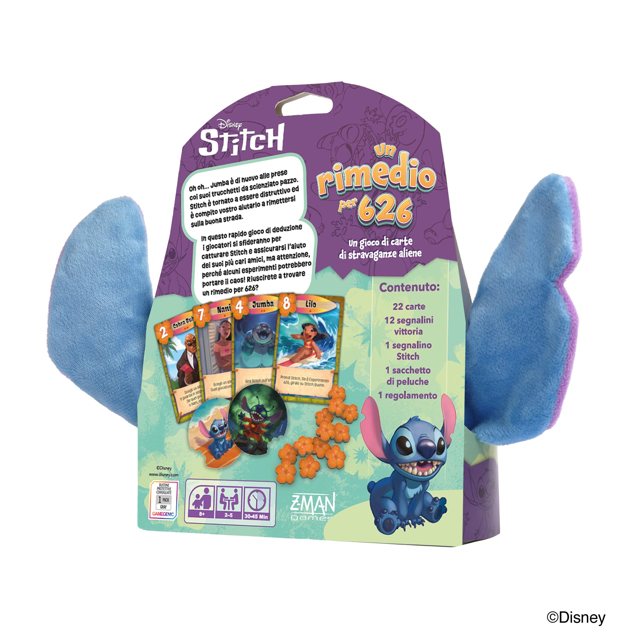 Asmodee Love Letter Rimedio per 626 gioco carte Stitch 2-5 giocatori