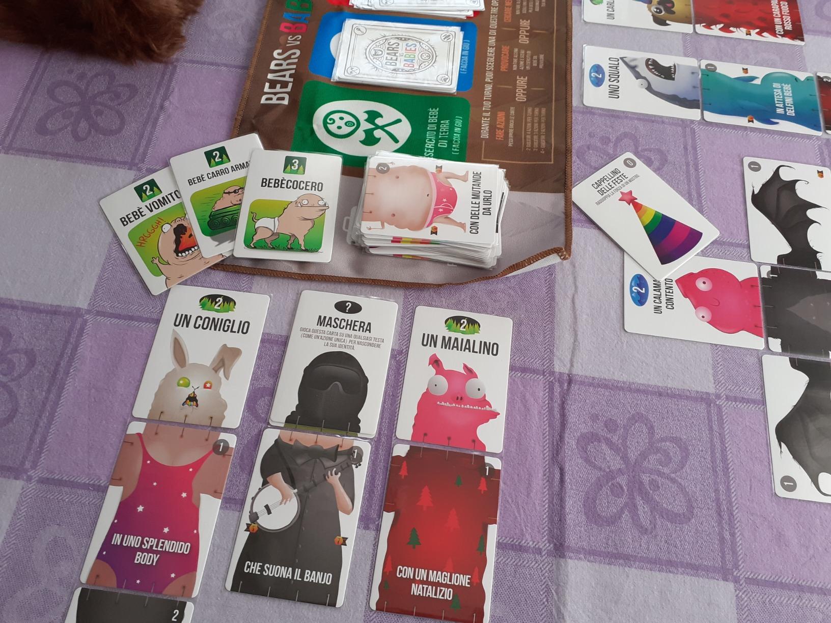 Asmodee Bears vs Babies gioco da tavolo edizione italiana 2-5 giocatori