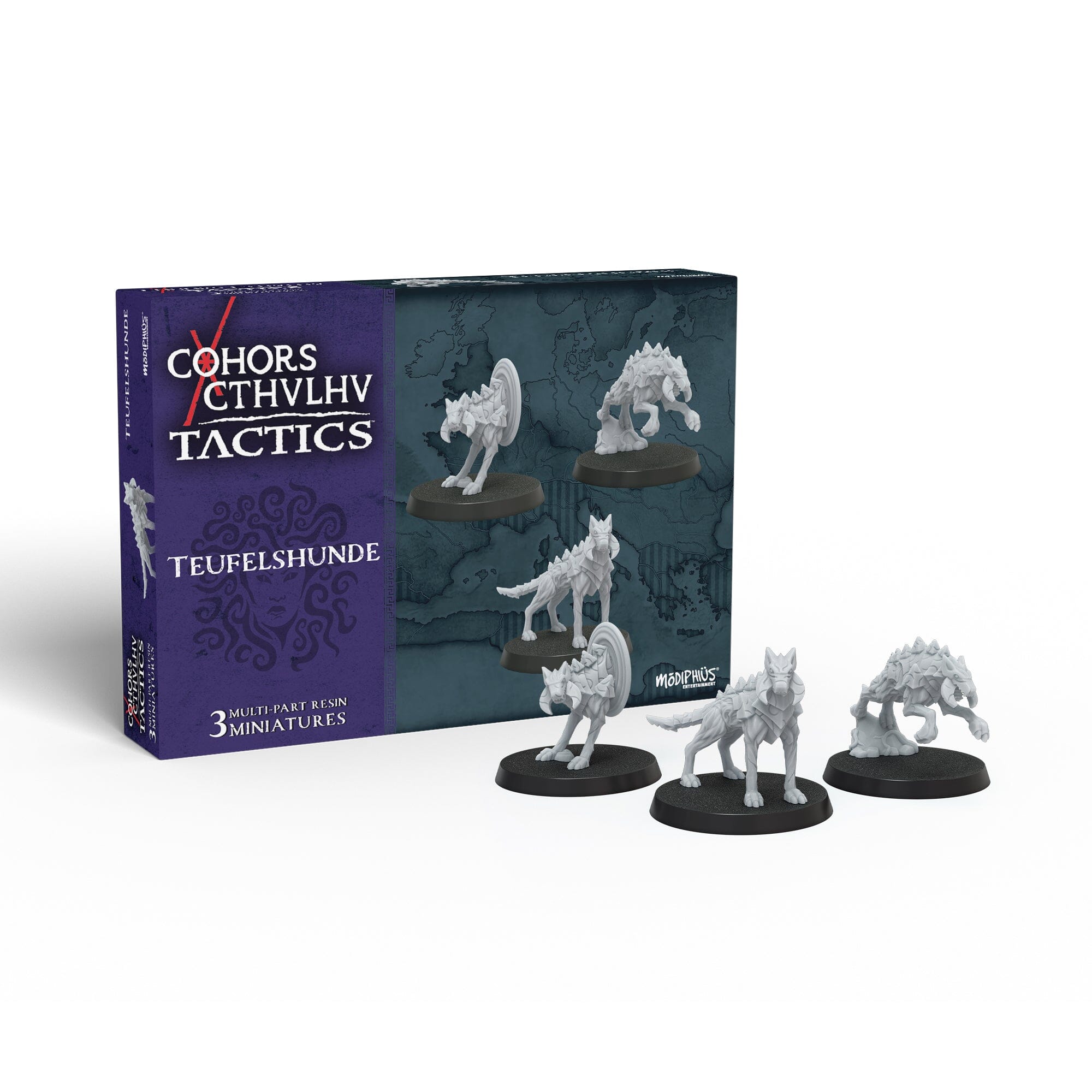 Cohors Cthulhu Tactics Teufelshunde 3 miniature 28mm