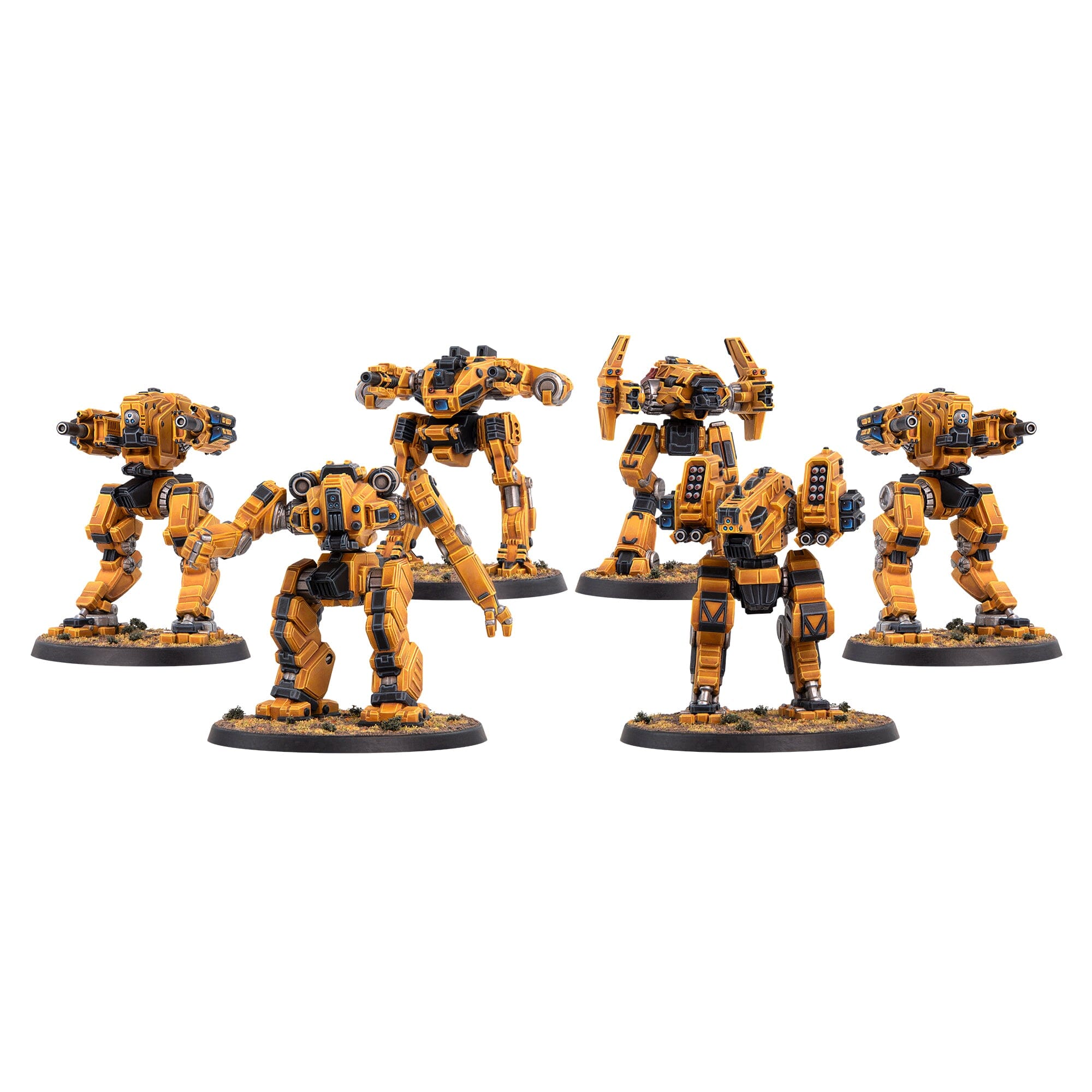 Hardwar Aesir Gewehr Hardbots Set 6 Miniature 6mm Resina