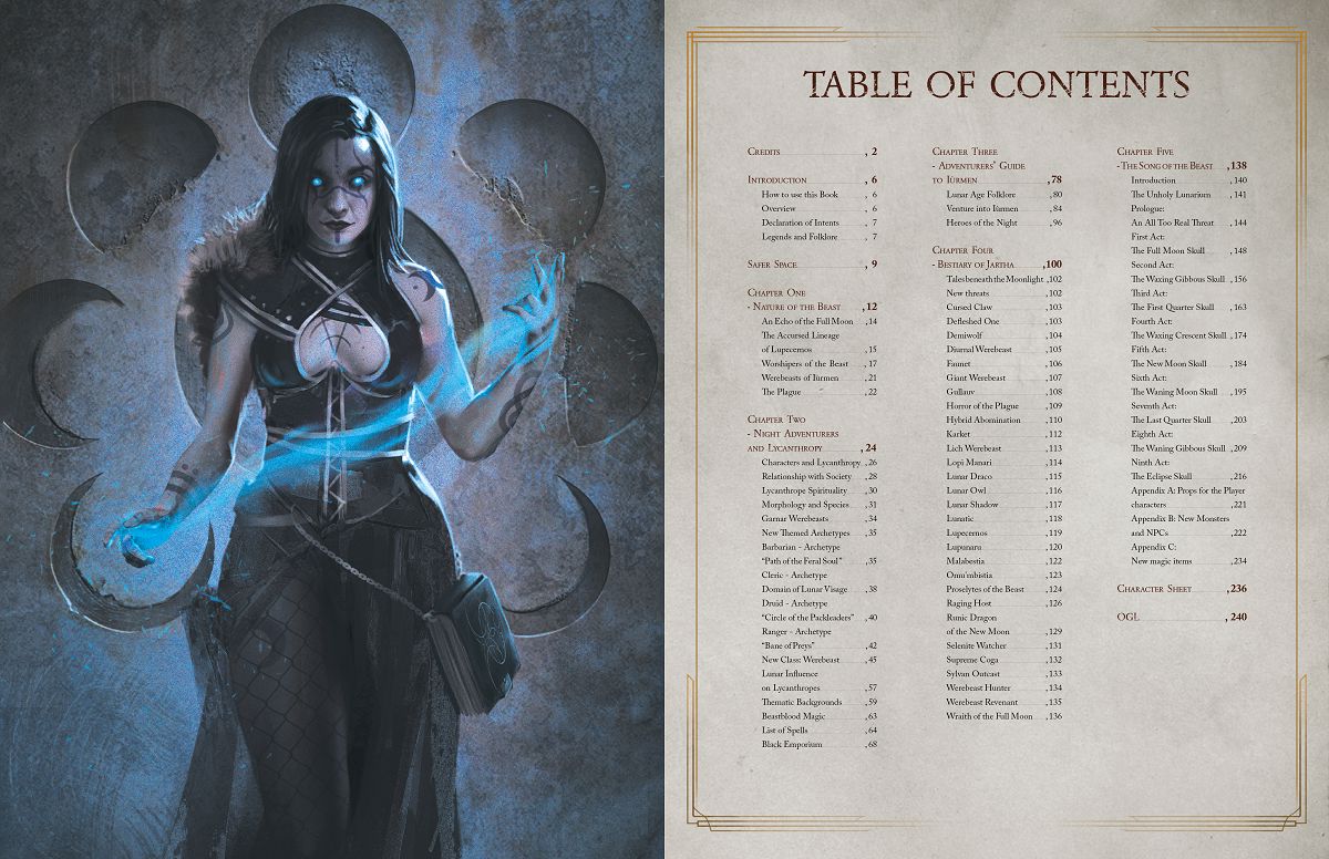 Nightfell Children of the Moon PDF supplemento 5E 240 pp