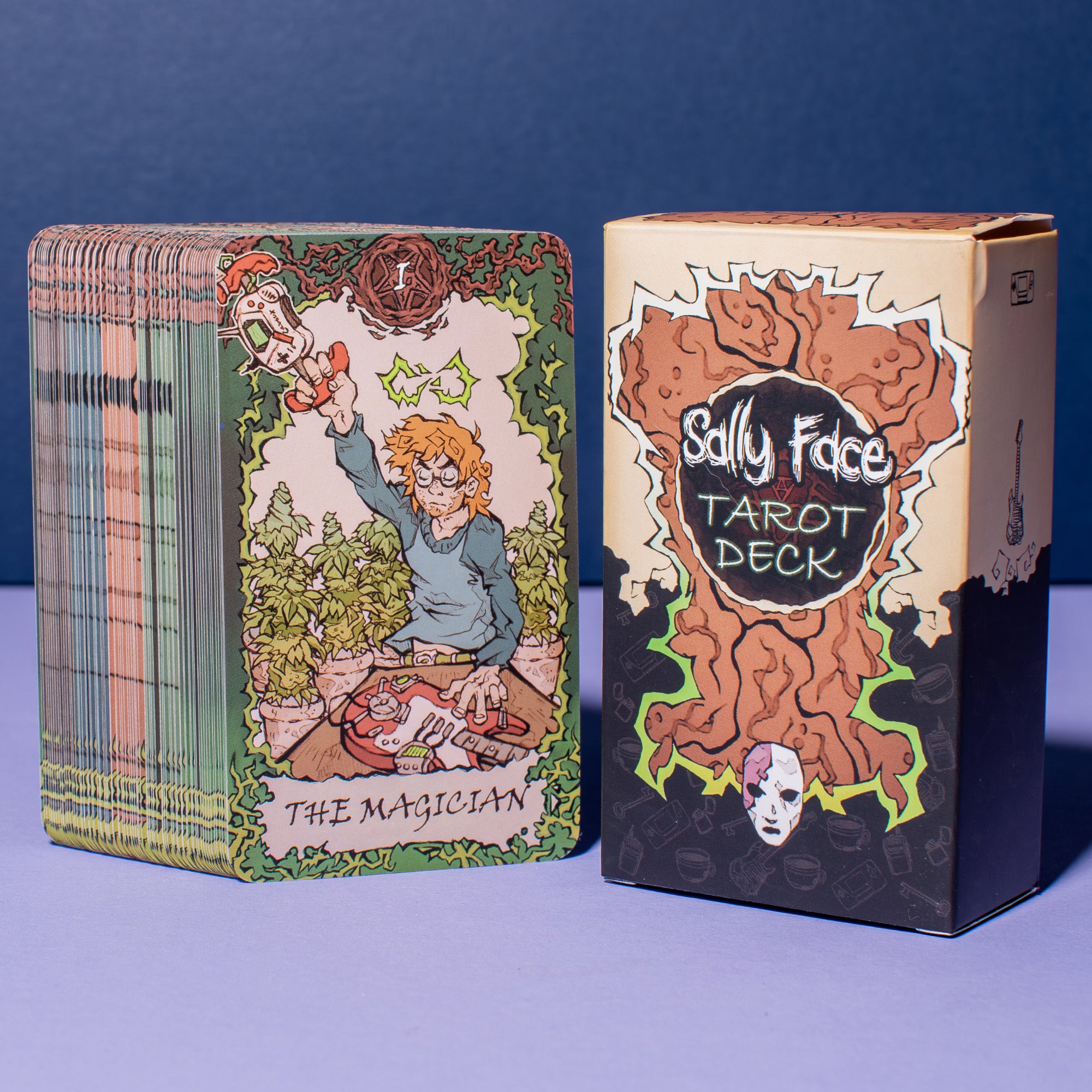 Maestro Sally Face Tarot Deck 78 Carte Tarocchi Collezione