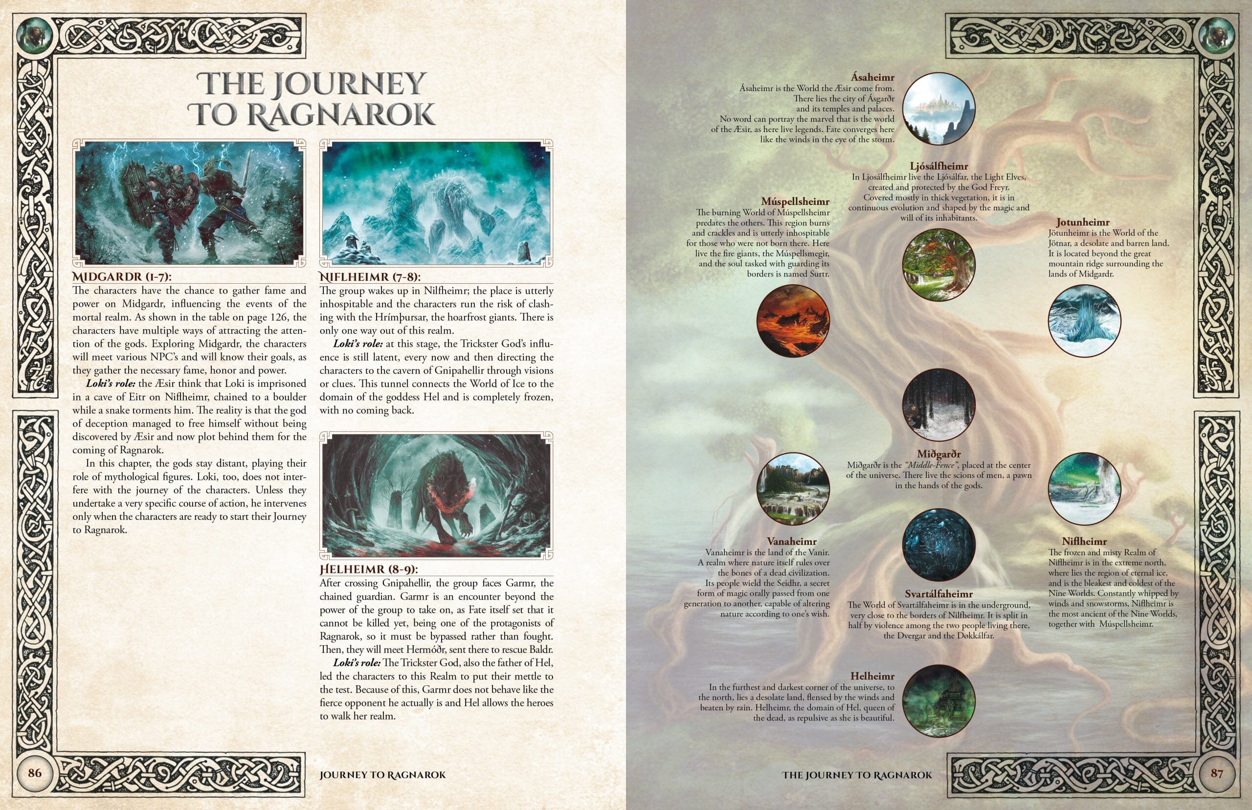 Journey to Ragnarok Corebook Deluxe Libro Gdr 5E Mitologia Norrena
