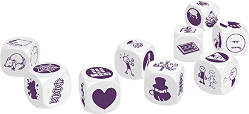 Rory's Story Cubes Mistery gioco di dadi viola 9 cubi