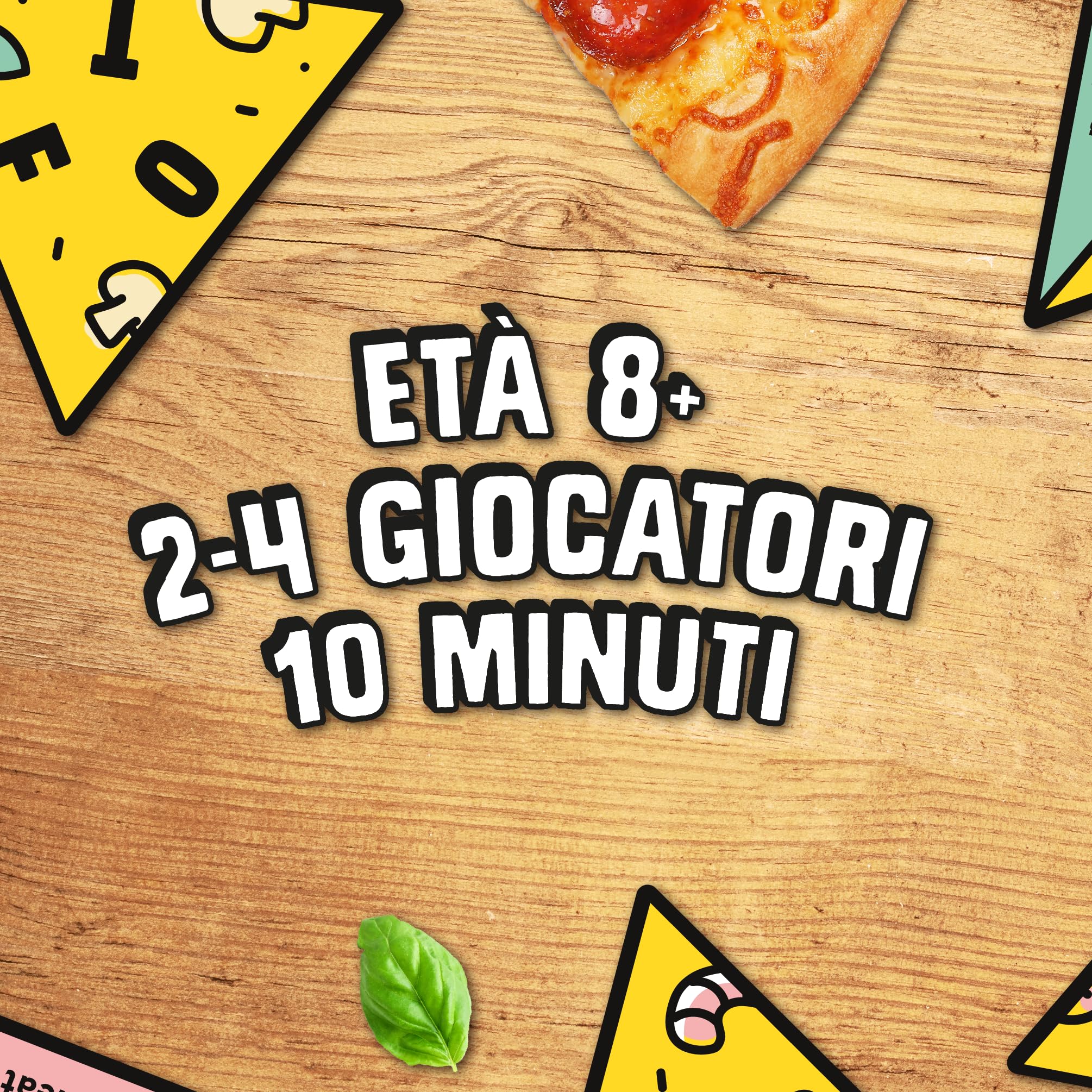 Asmodee P per Pizza Gioco di Carte 2-4 Giocatori 10 Min