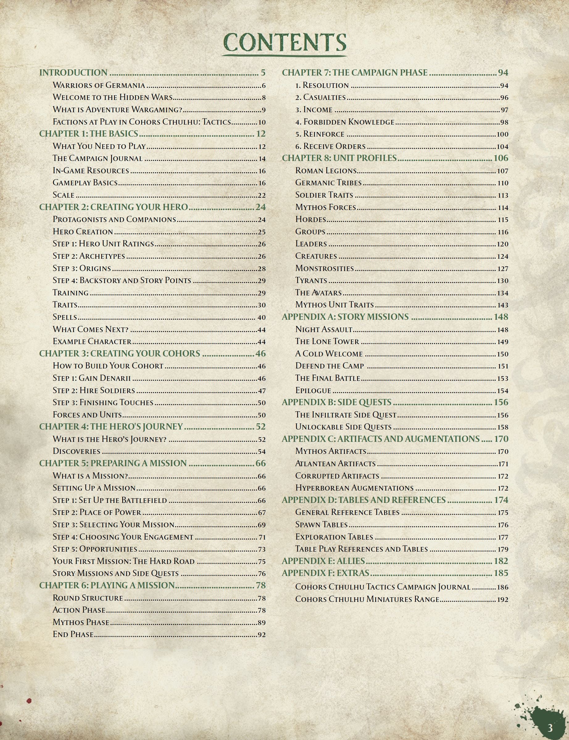 Cohors Cthulhu Tactics Rulebook Modiphius wargame solo cooperativo