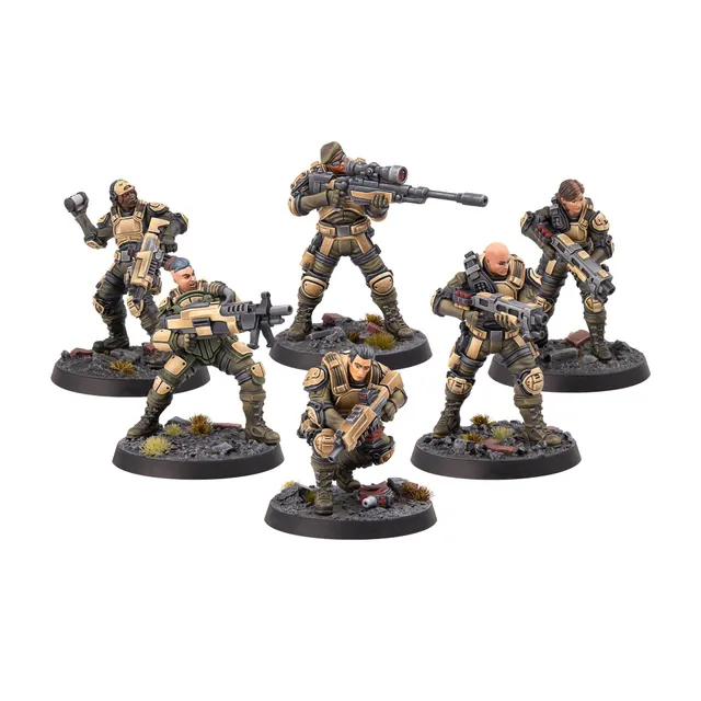Modiphius XCOM Miniatures Game Operatives 1 miniature resina