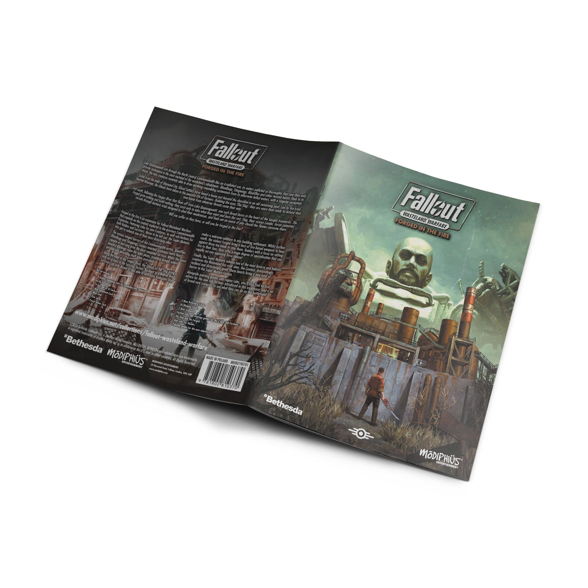 Modiphius Fallout Wasteland Warfare Forged in the Fire Espansione Regole
