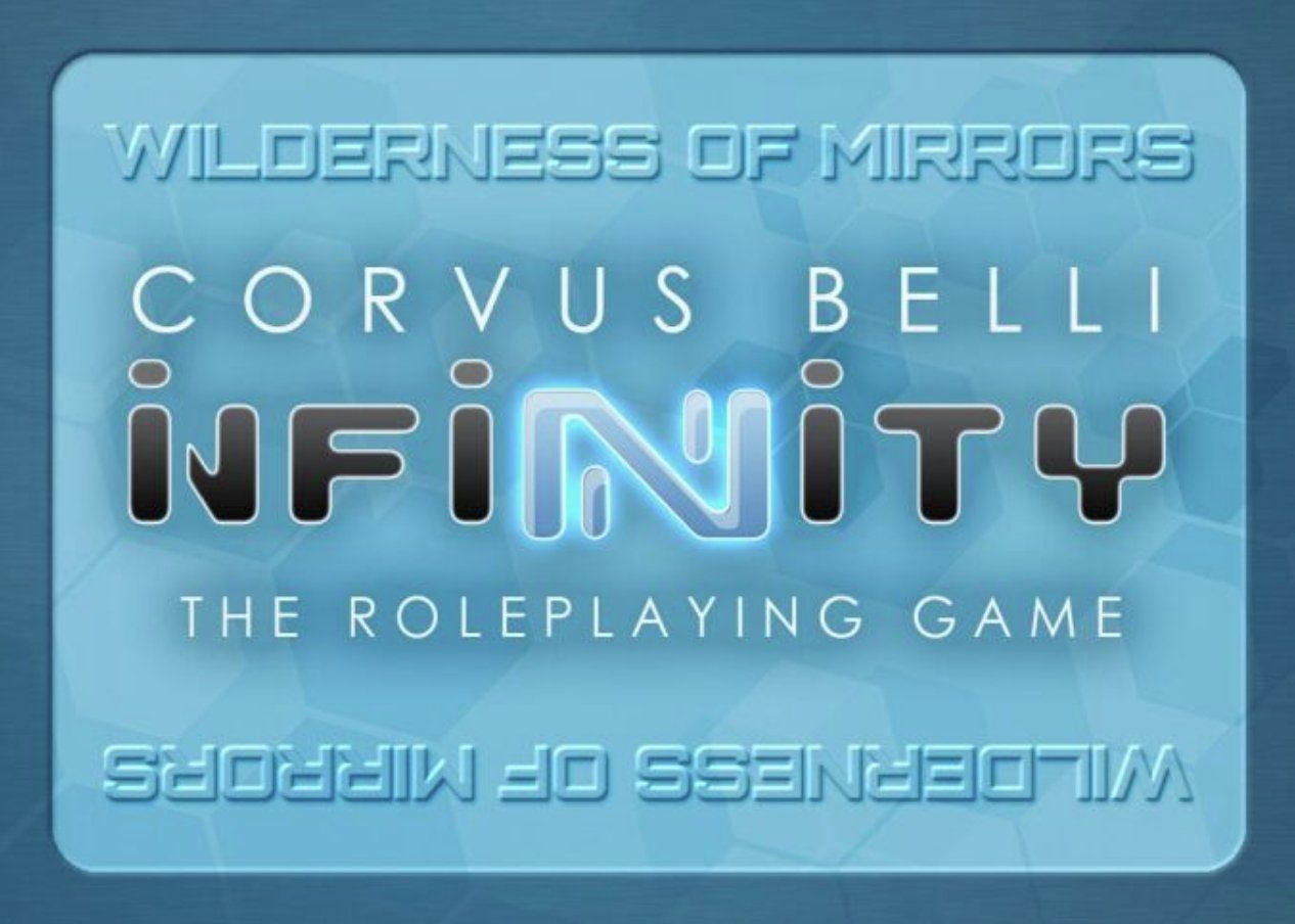 Modiphius Infinity Wilderness of Mirrors mazzo carte PDF 54 carte