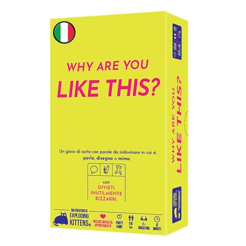 Asmodee Why Are You Like This Party Game Parole Italiano