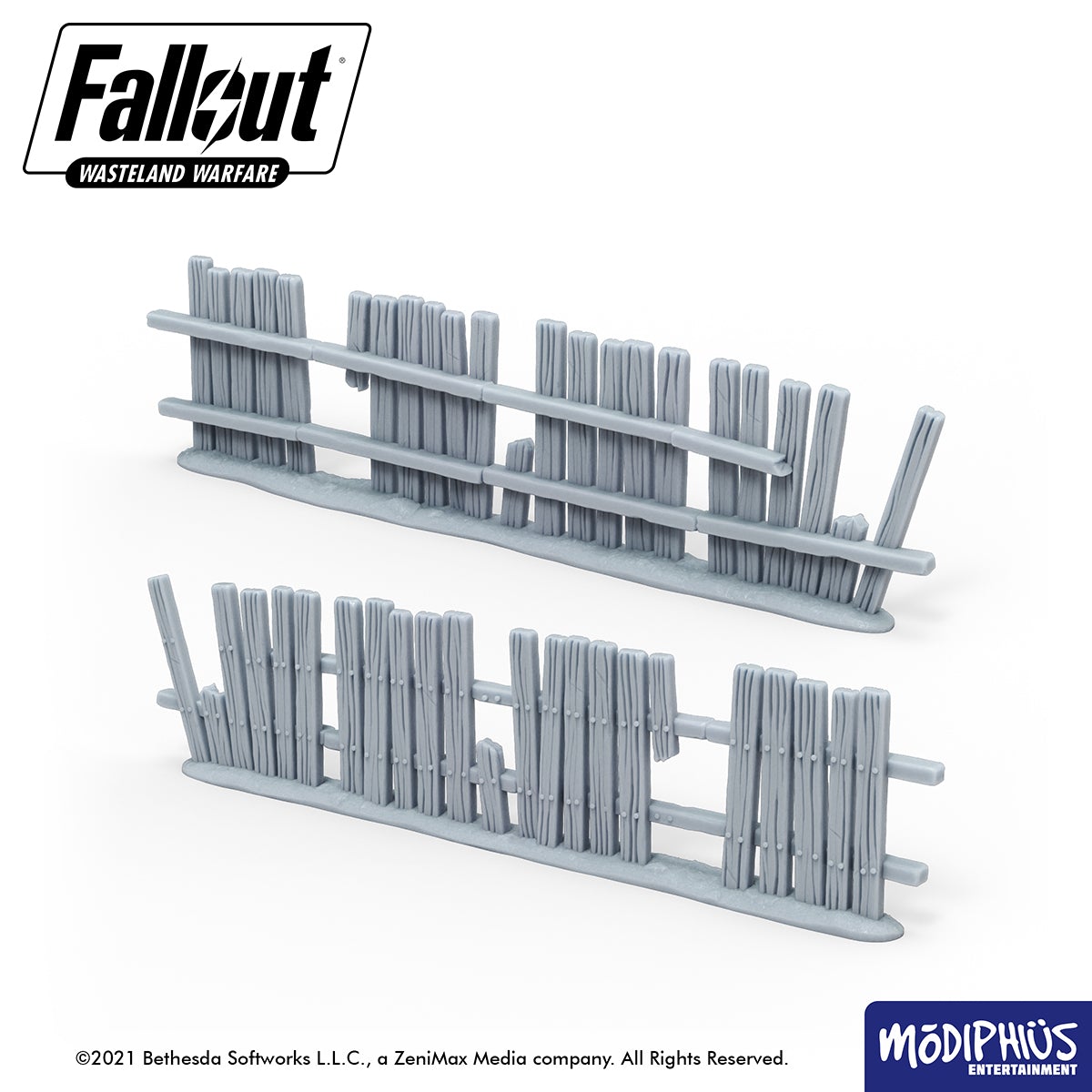 Modiphius Fallout Wasteland Warfare Graveyard scenario STL