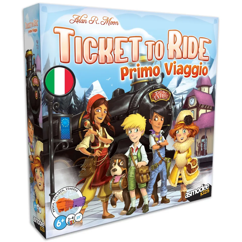 Ticket to Ride Primo Viaggio Europa gioco da tavolo 6+ anni