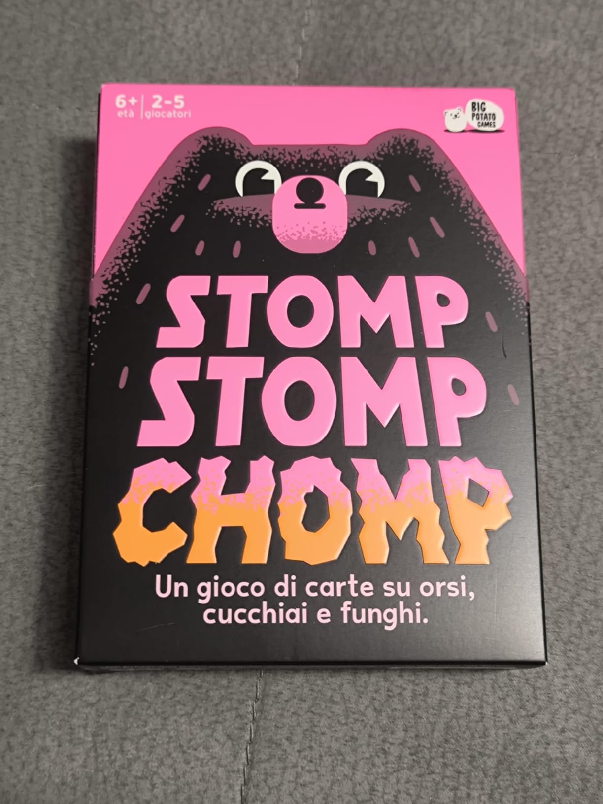 Asmodee Stomp Stomp Chomp carte da gioco edizione italiana
