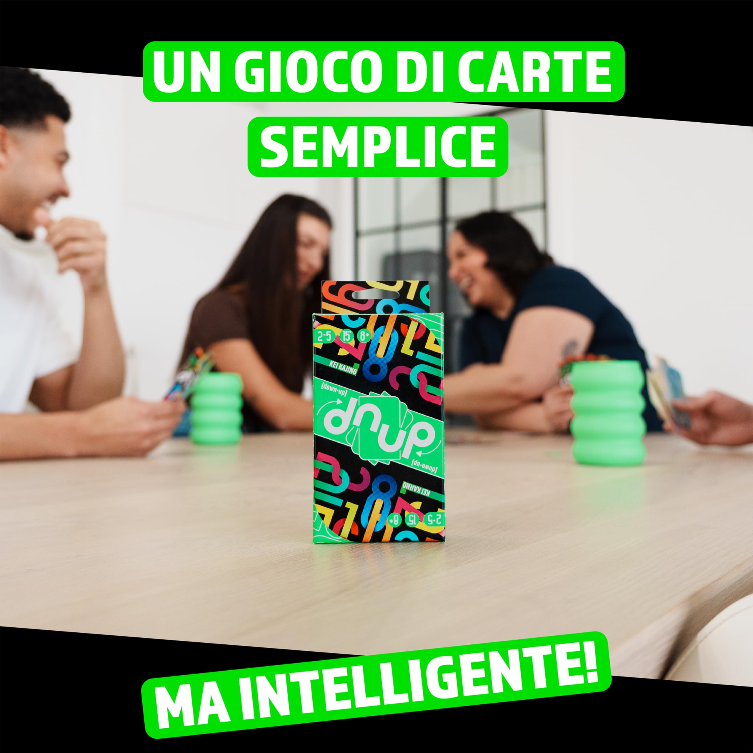 Asmodee Dnup Downup carte da gioco edizione italiana 15 min
