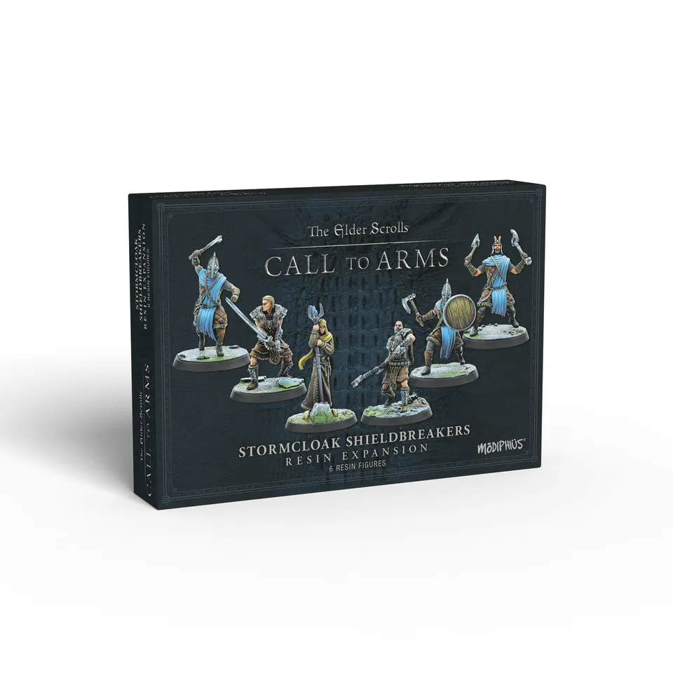 Modiphius Elder Scrolls Stormcloak Shieldbreakers 6 miniature resina