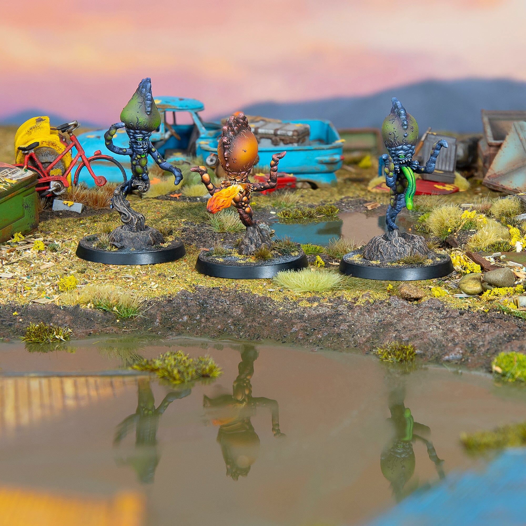 Modiphius Fallout Miniatures Super Mutant Floaters 3 miniature