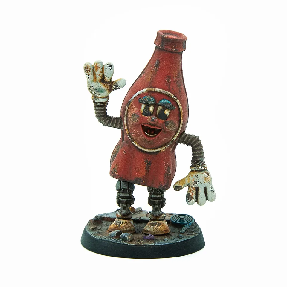 Modiphius Fallout NIRA miniatura resina 32mm Nuka-World