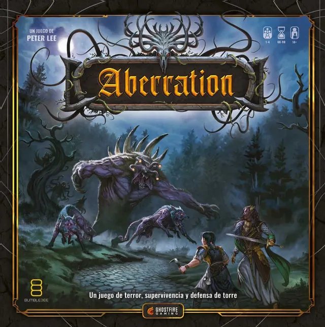 Aberration gioco da tavolo cooperativo 1-4 giocatori horror