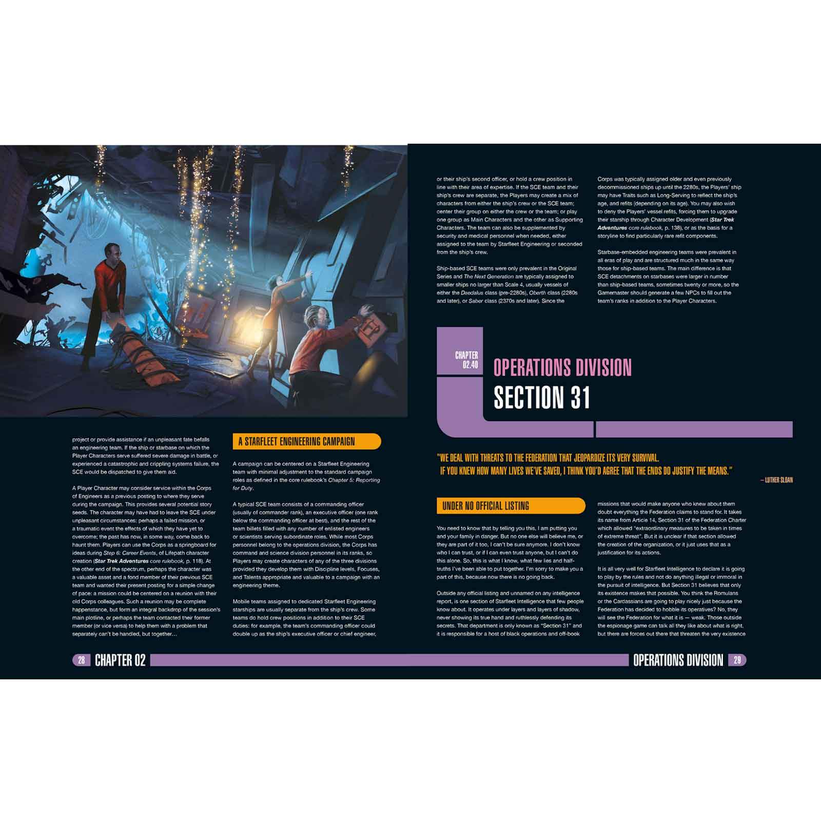 Modiphius Star Trek Adventures Supplemento Operations Division PDF