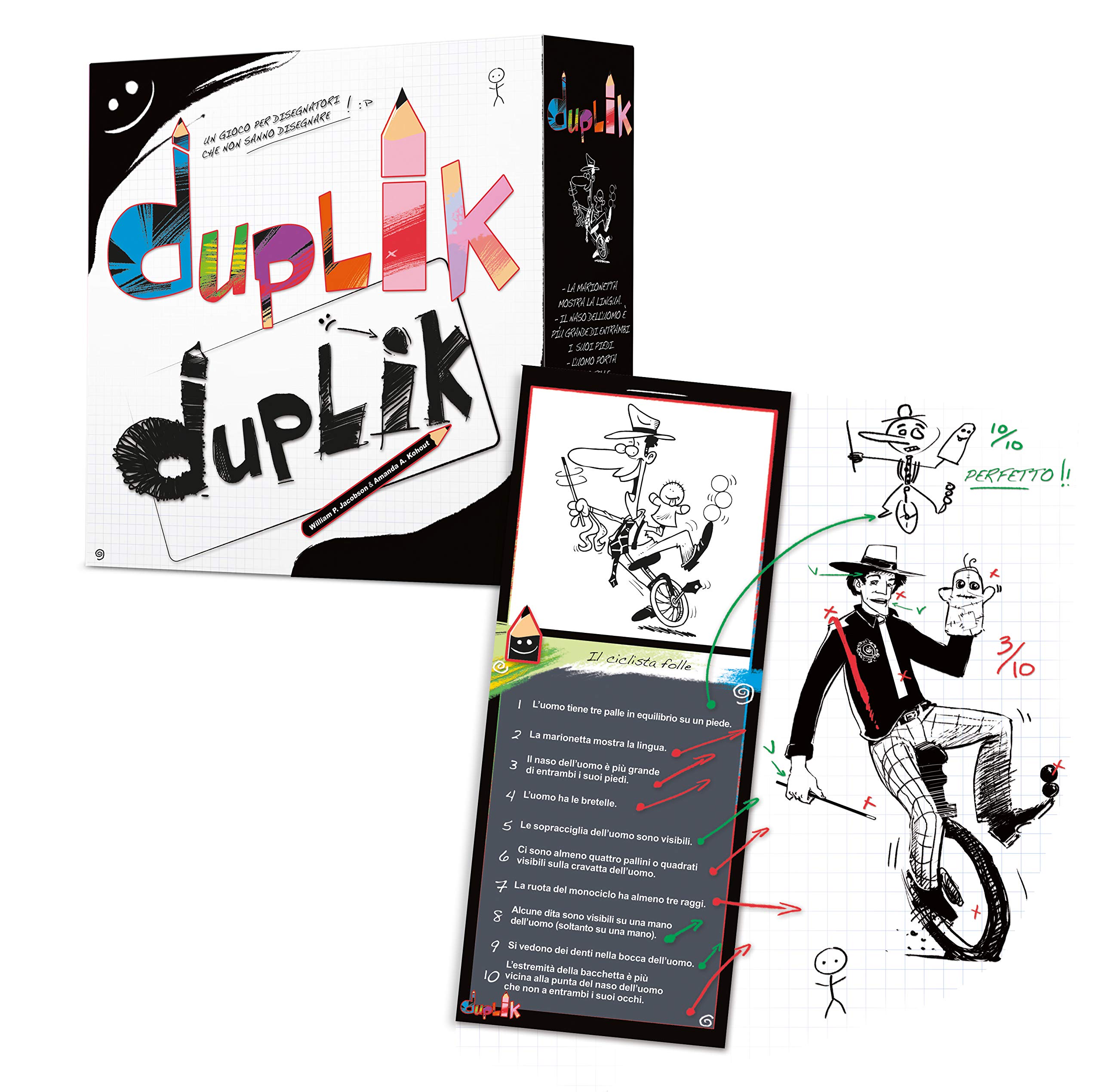 Asmodee Party Games Duplik Big Box Gioco Disegno 3-10 ITA 45Min