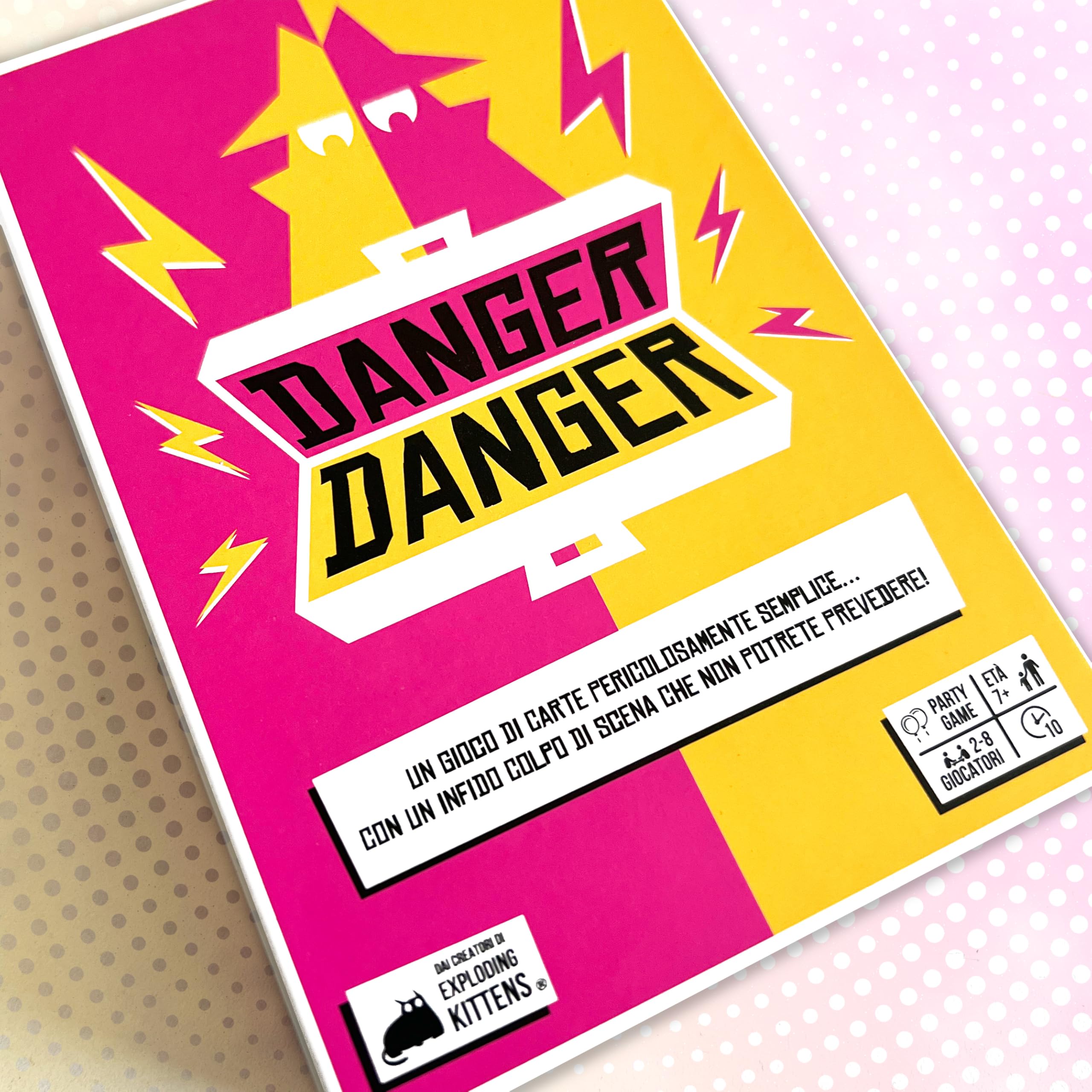Asmodee Danger Danger gioco di carte party 2-8 giocatori