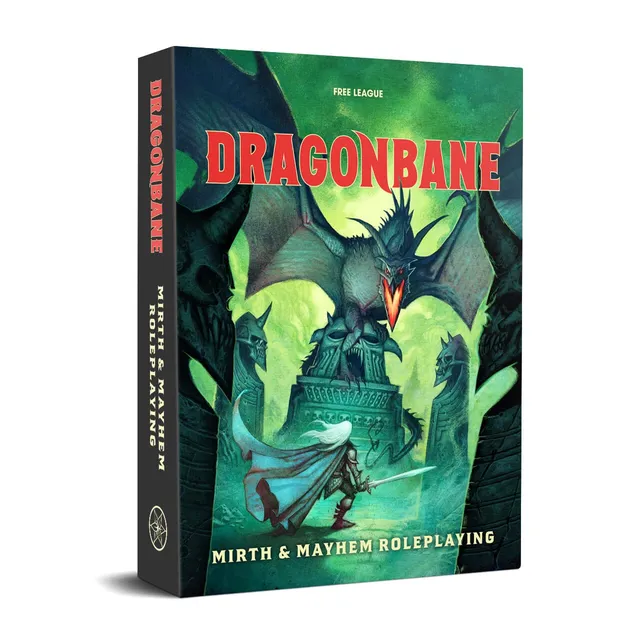 Free League Dragonbane Core Set scatola GDR fantasy con dadi e mappa