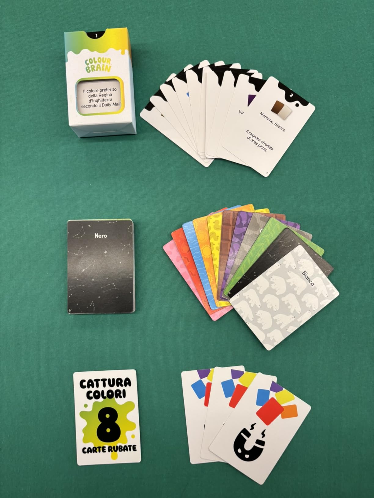 Asmodee Colourbrain gioco da tavolo quiz colori 2-20 giocatori