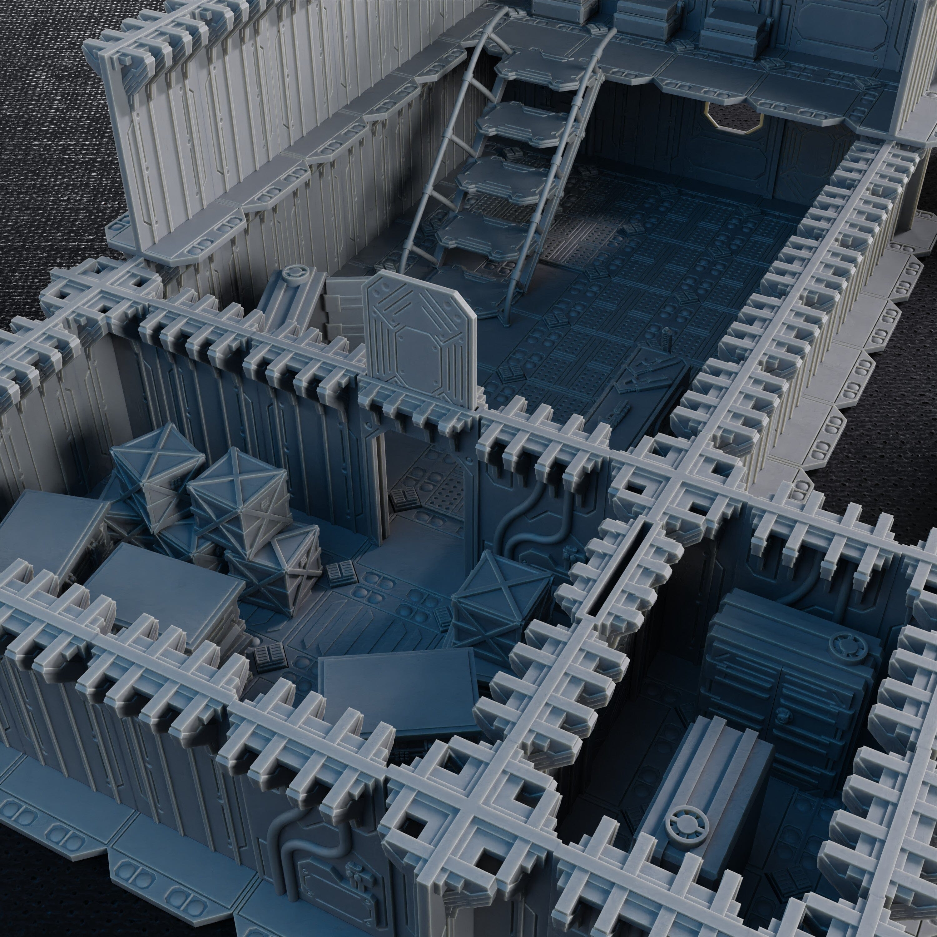 Five Parsecs From Home Titan Forge Gun Shop Scenic file STL stampa 3D resina