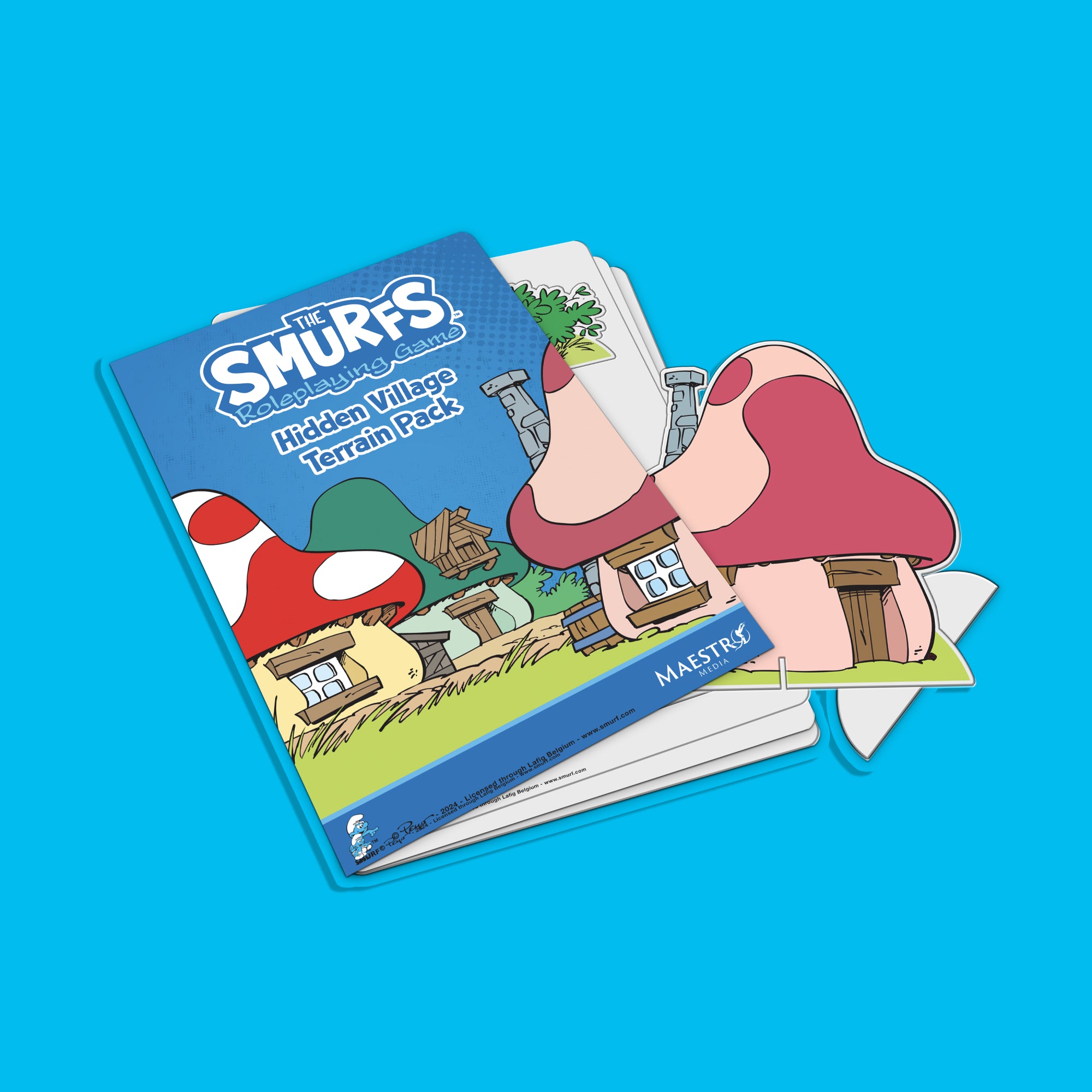 Maestro Media Add-ons Smurfs Hidden Village Terrain Pack scenari GDR