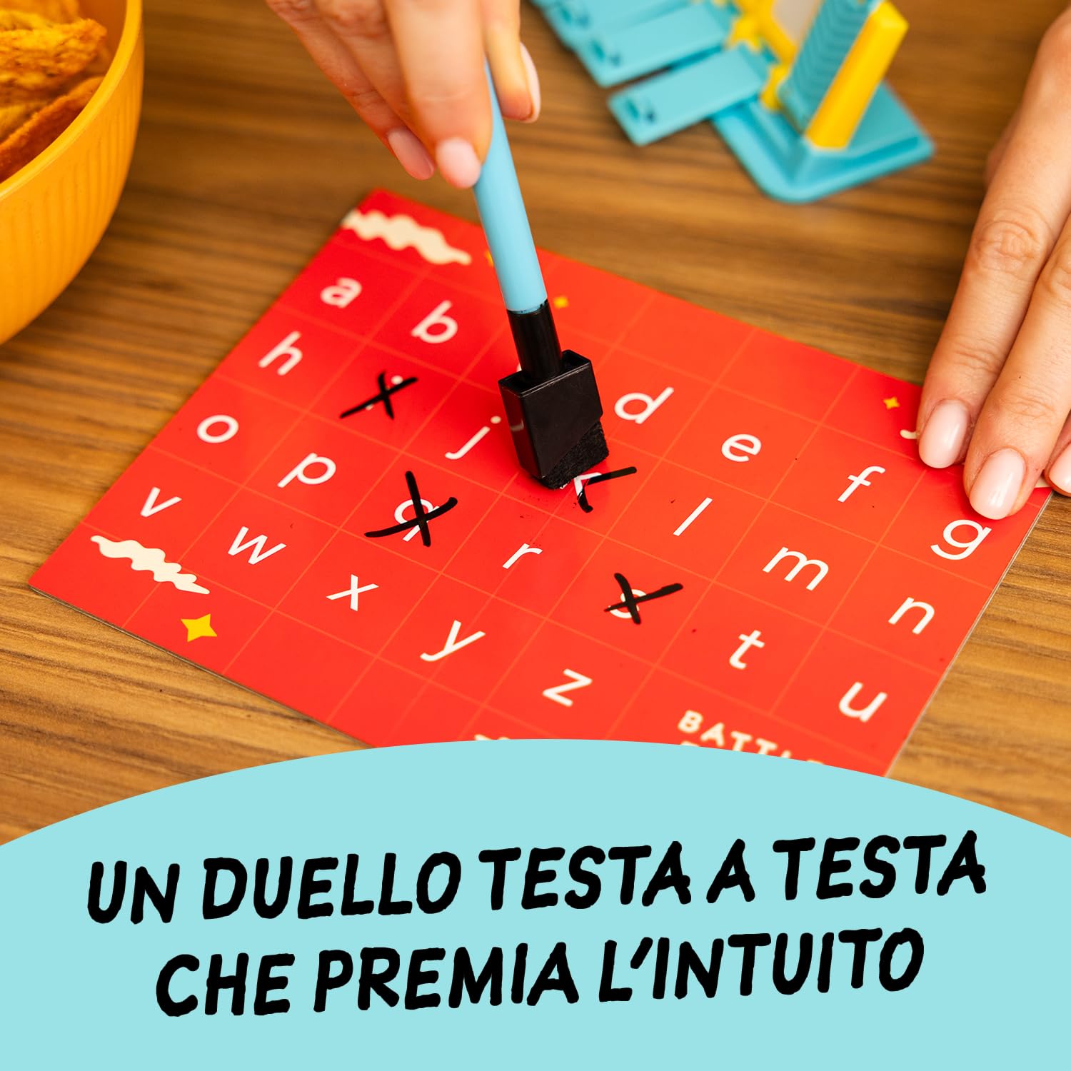 Asmodee Battle Flips gioco tavolo parole duello 2 giocatori