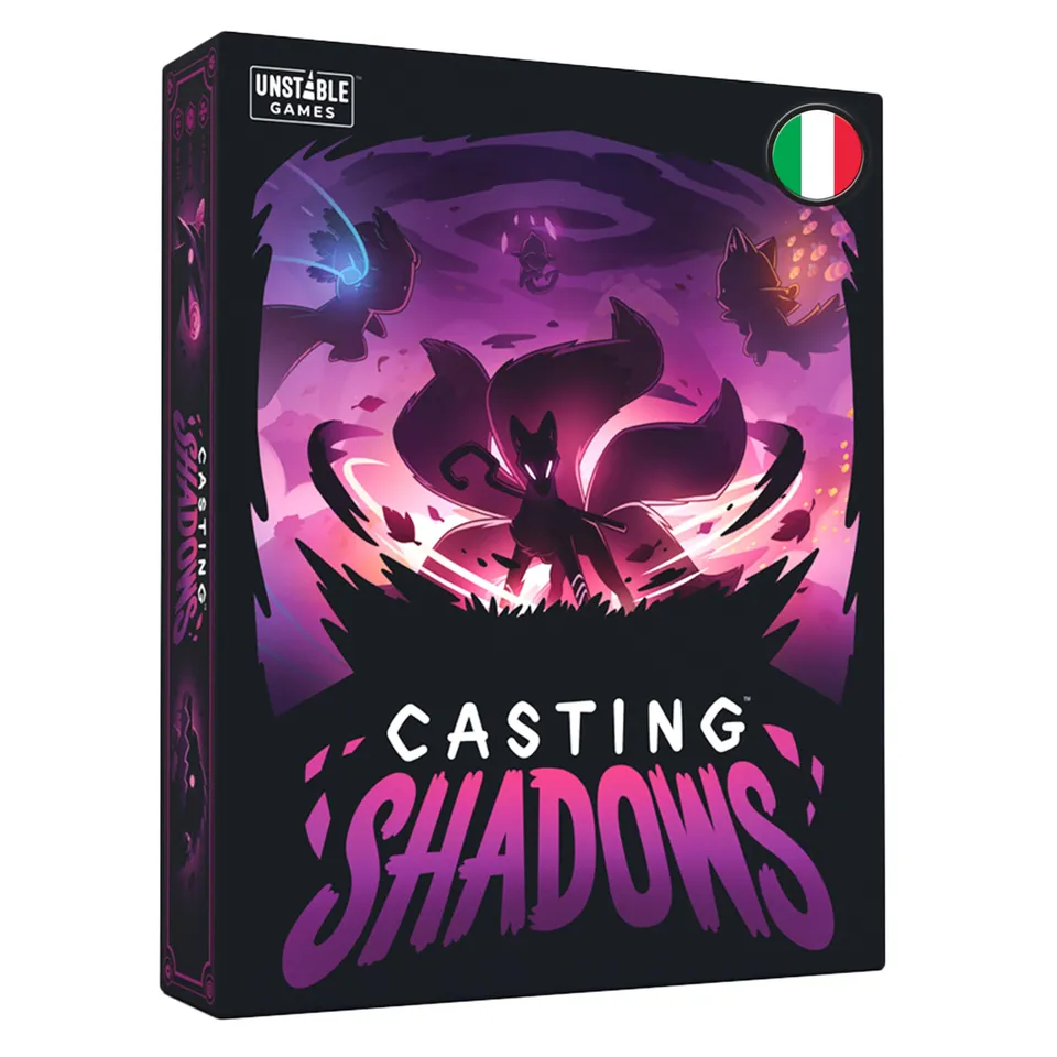 Asmodee Casting Shadows gioco carte strategico fantasy