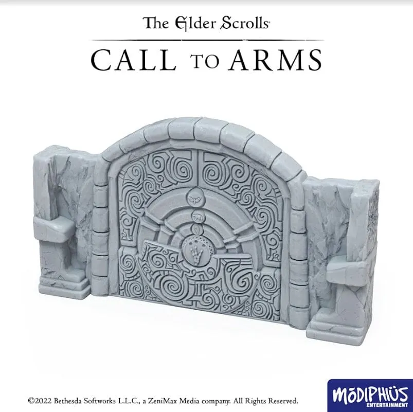 Elder Scrolls Call to Arms Puzzle Door file STL stampa 3D