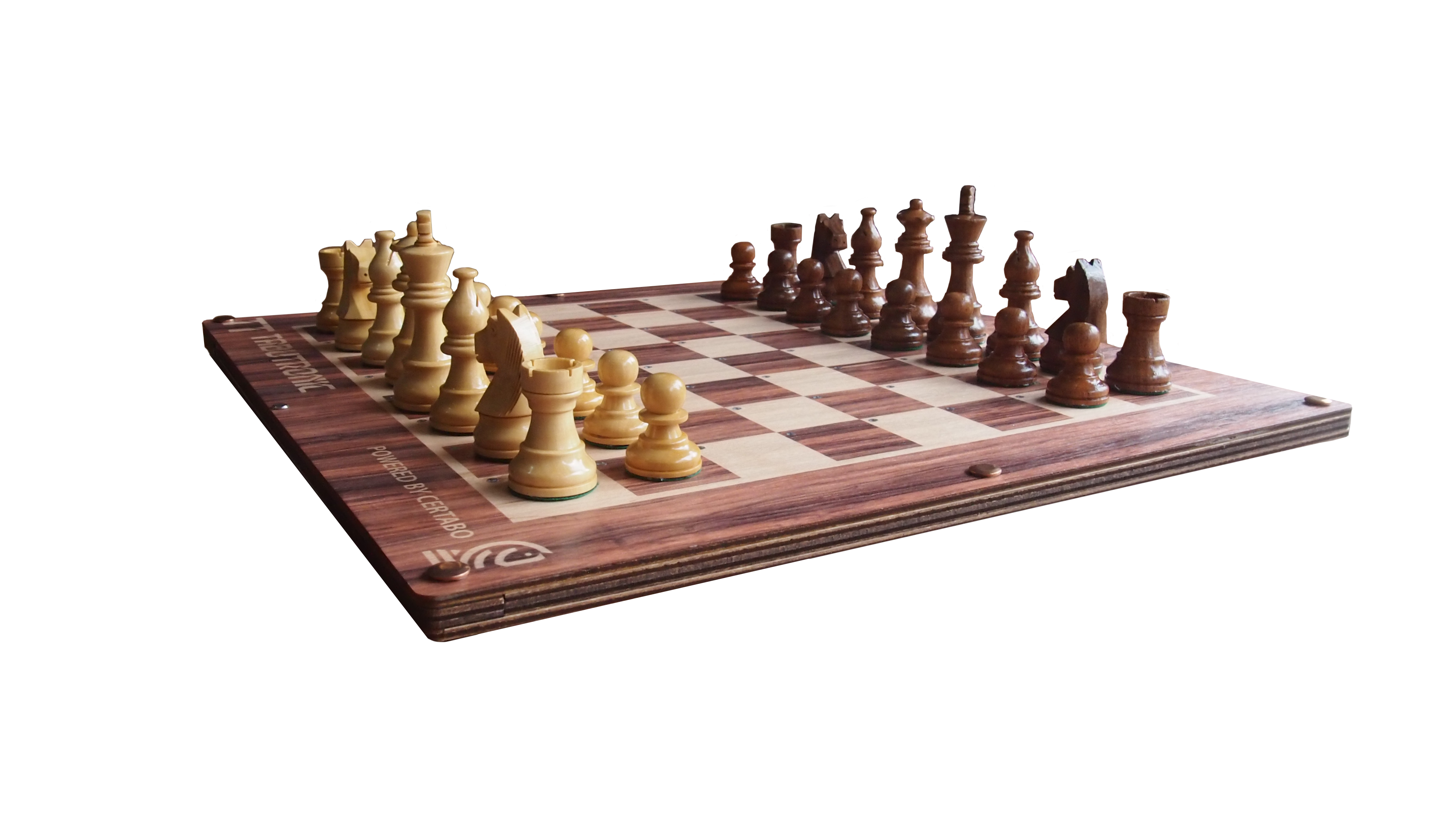 Tabutronic Cerno 35 Scacchiera Elettronica Legno Macassar 35mm