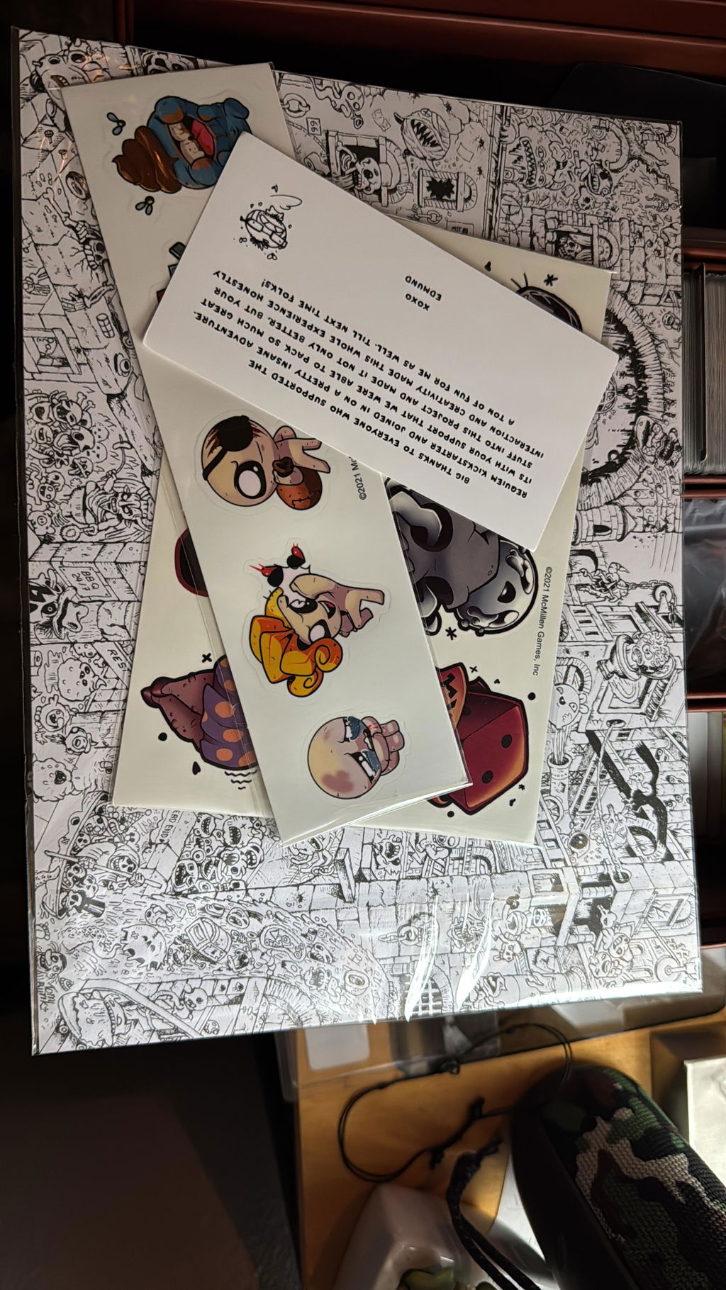 Maestro Media Binding of Isaac Four Souls gioco carte Full Collection