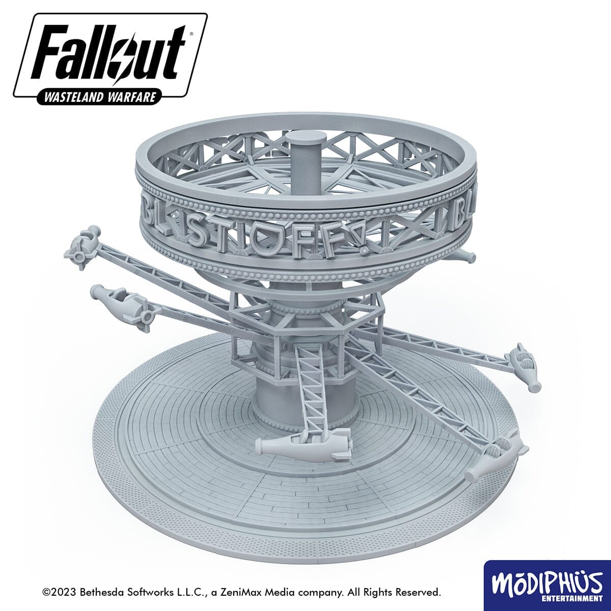 Fallout Wasteland Warfare Kiddie Kingdom STL terreno